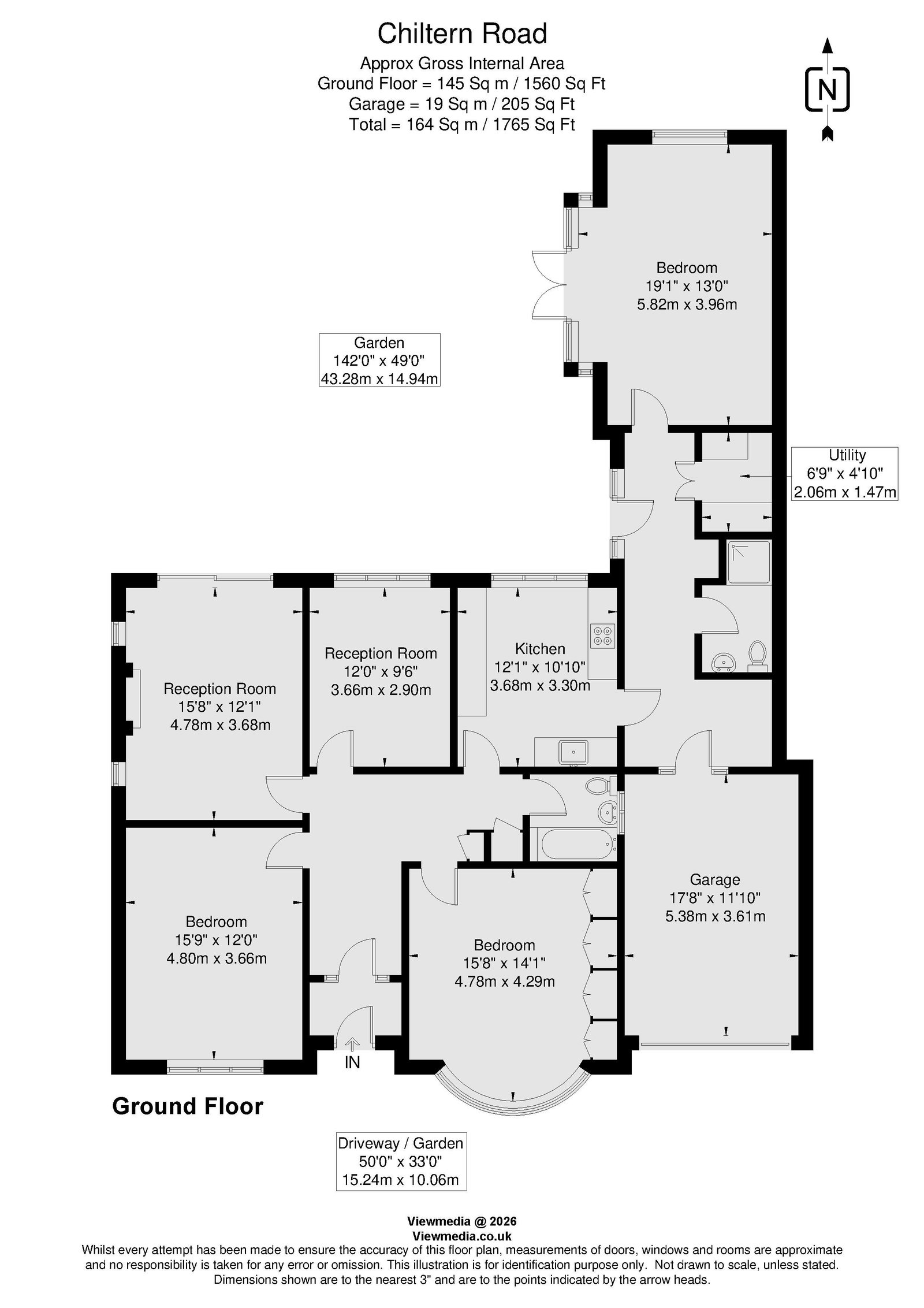 79, Chiltern Road, South Sutton floorplan