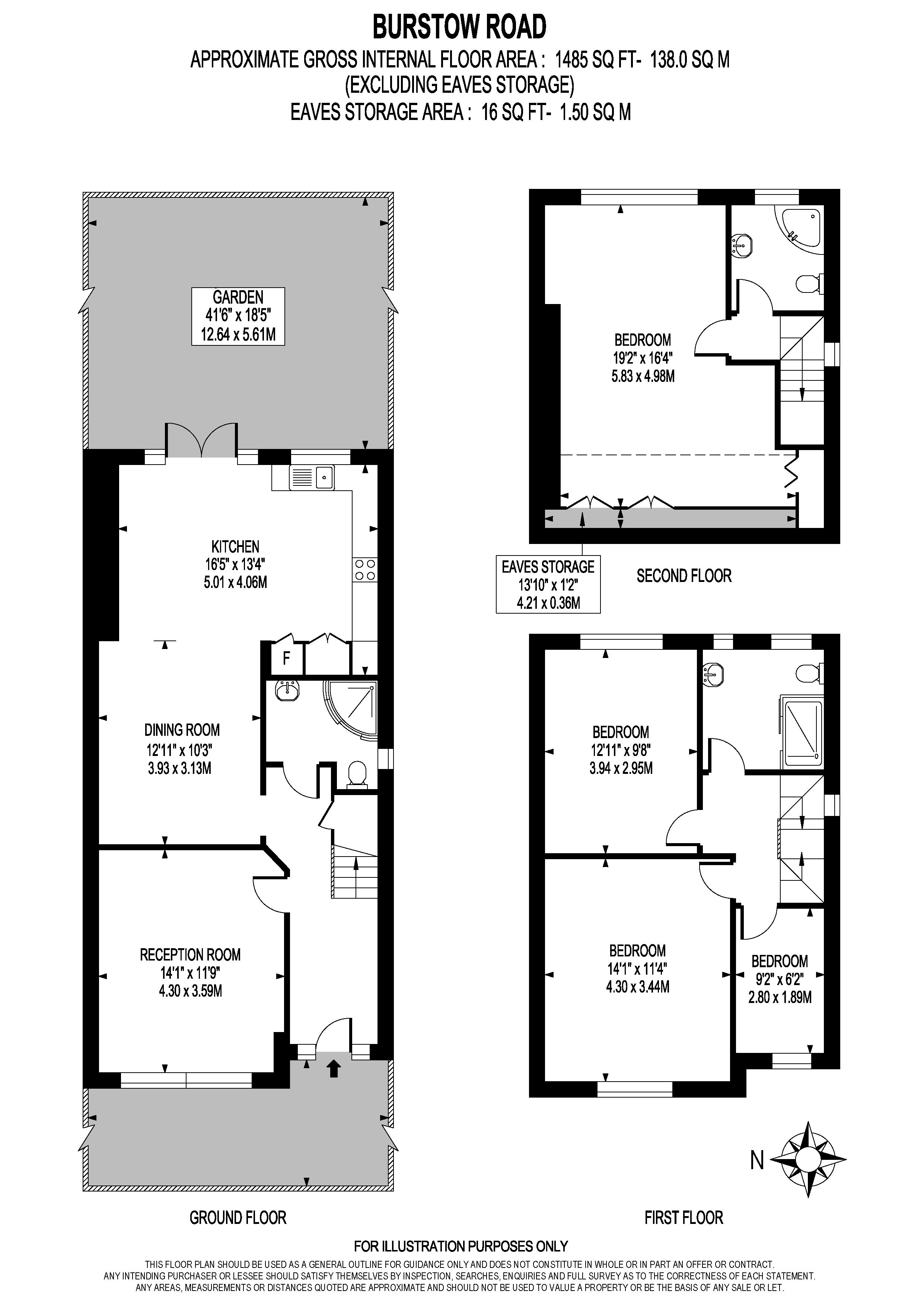 Burstow Road, Wimbledon, London, SW20 floorplan