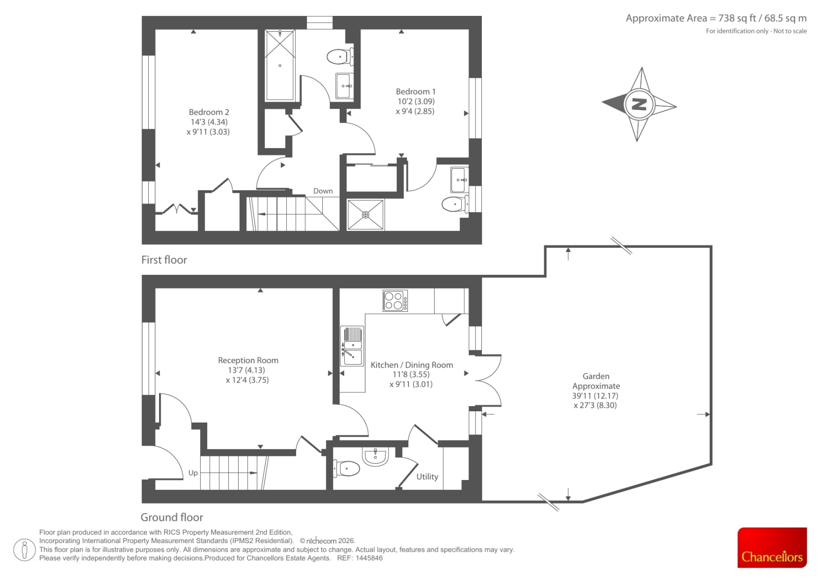 4 BLAND WAY, Shinfield Gardens, Reading, RG2 Bloor Homes, Reading floorplan