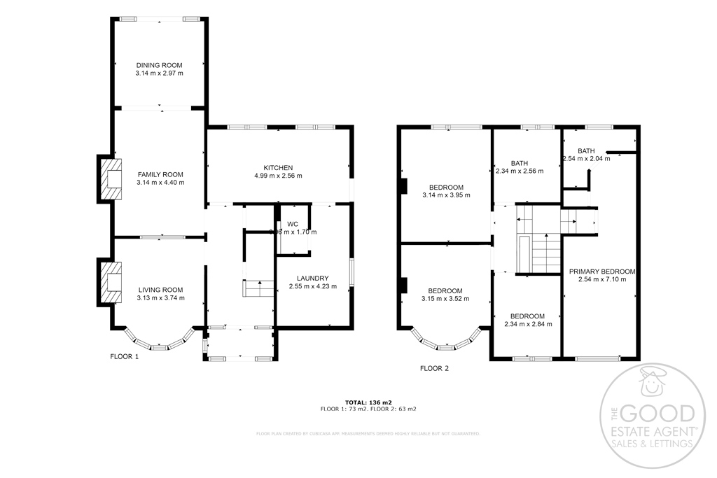 30, Windermere Road, Wilmslow floorplan