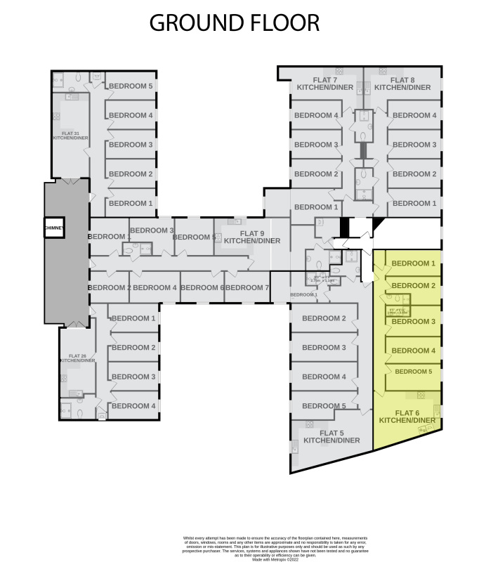 Flat 6, Shoe & Boot Factory, Flat 6, Shoe & Boot Factory, Leicester floorplan