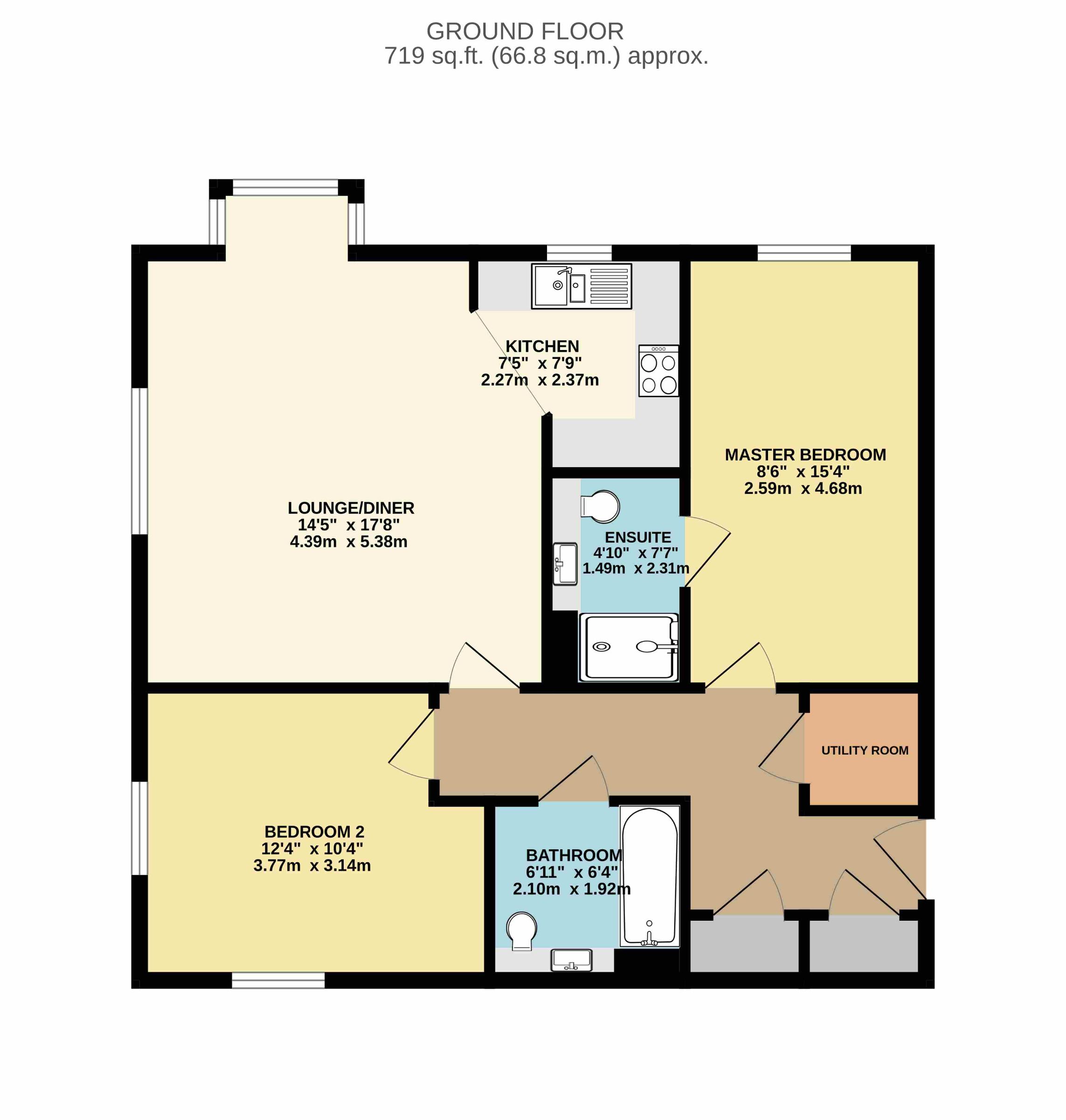 2 Nova Avenue, Faversham floorplan