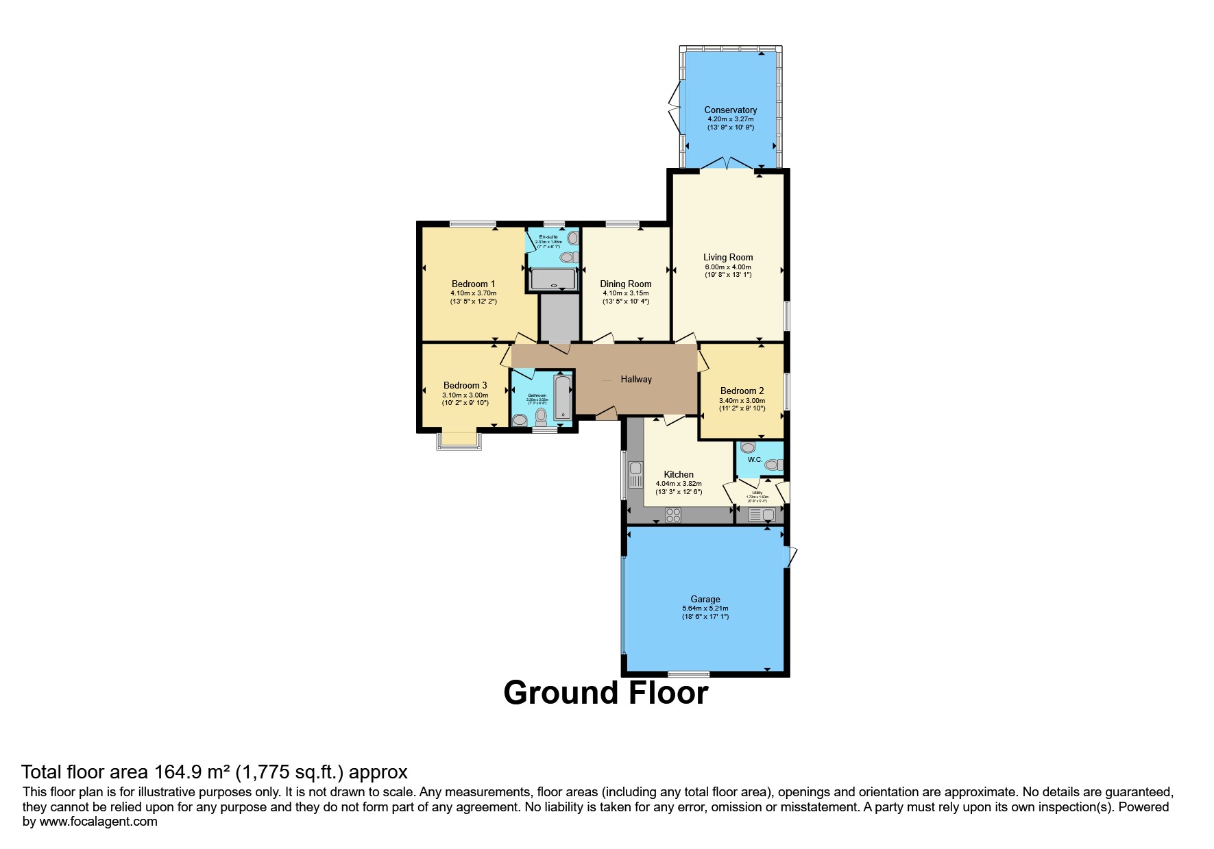 23, Bells Drove, Sutton Saint James floorplan