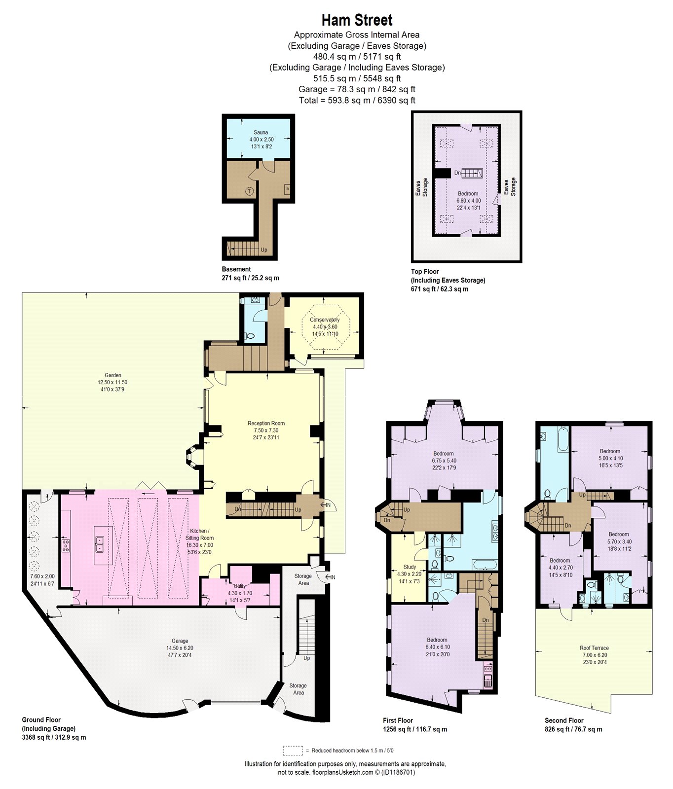 Linden House, 199, Ham Street, Surrey floorplan