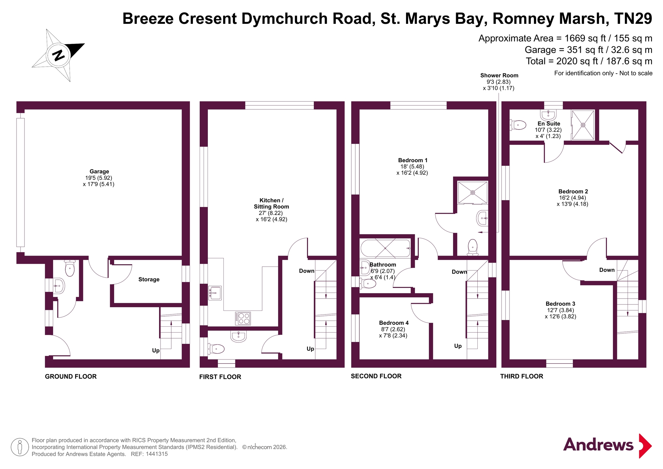 Oceans Edge - 4 Breeze Crescent, 8, Dymchurch Road, Romney Marsh floorplan