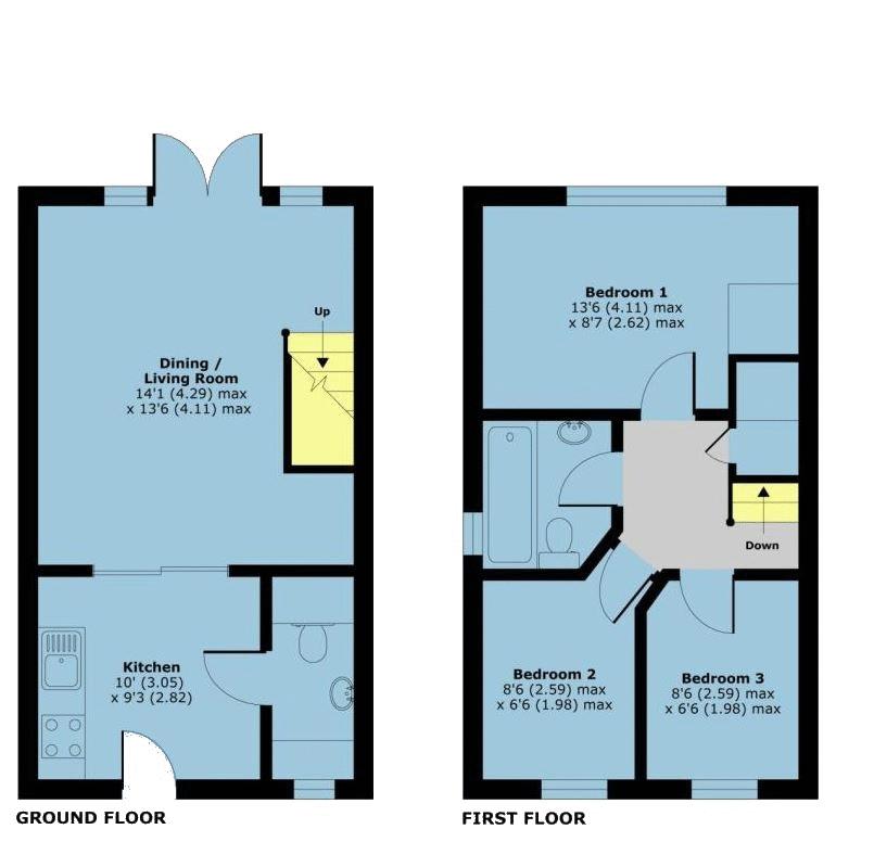 3 Bedrooms Terraced house to rent in Merryweather Way, Basingstoke RG24