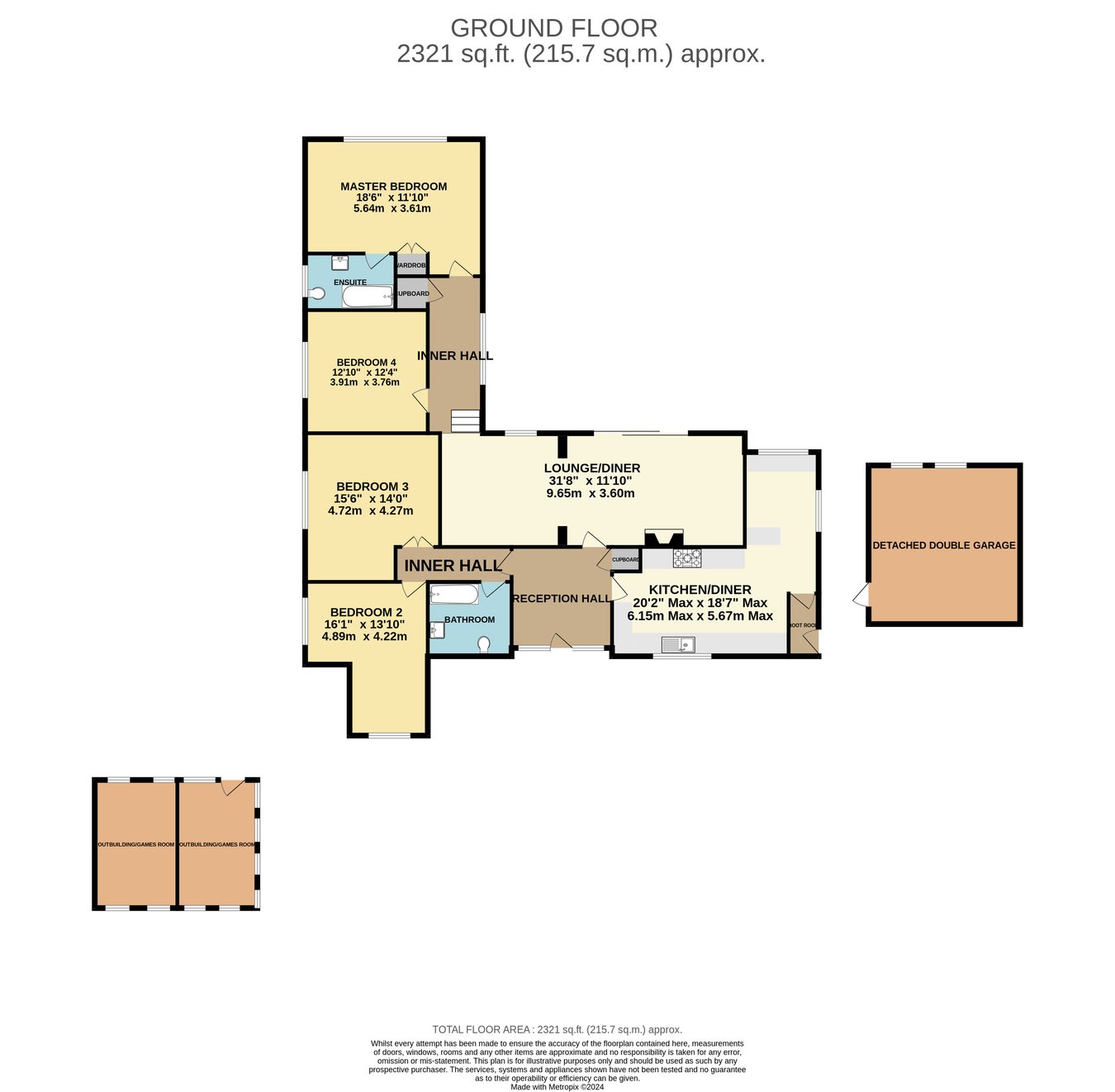 Fantails, Sandhurst Lane, Bexhill-on-Sea floorplan