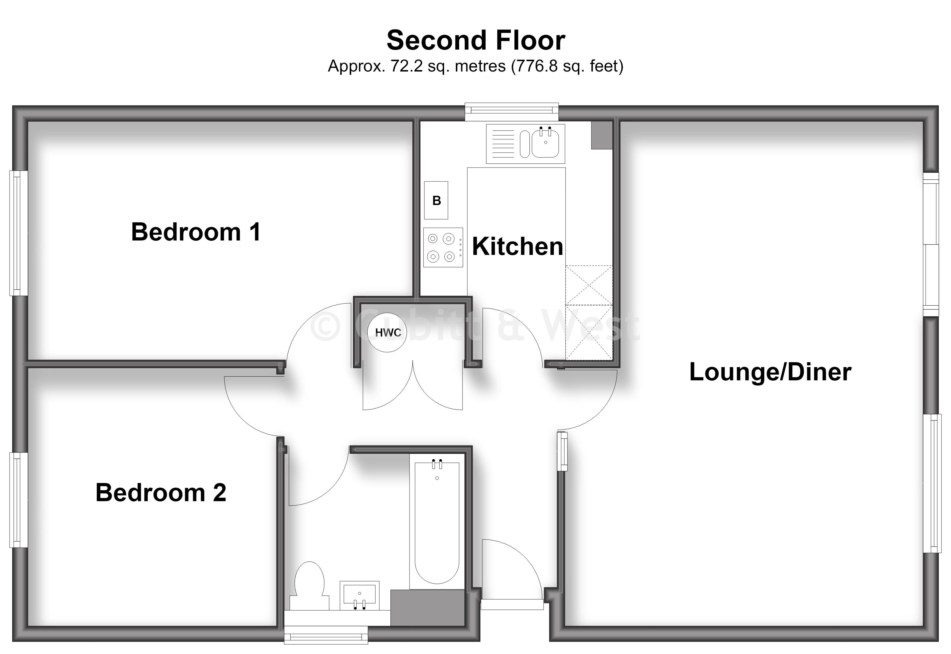 Hyde House, Basing Road, Banstead floorplan