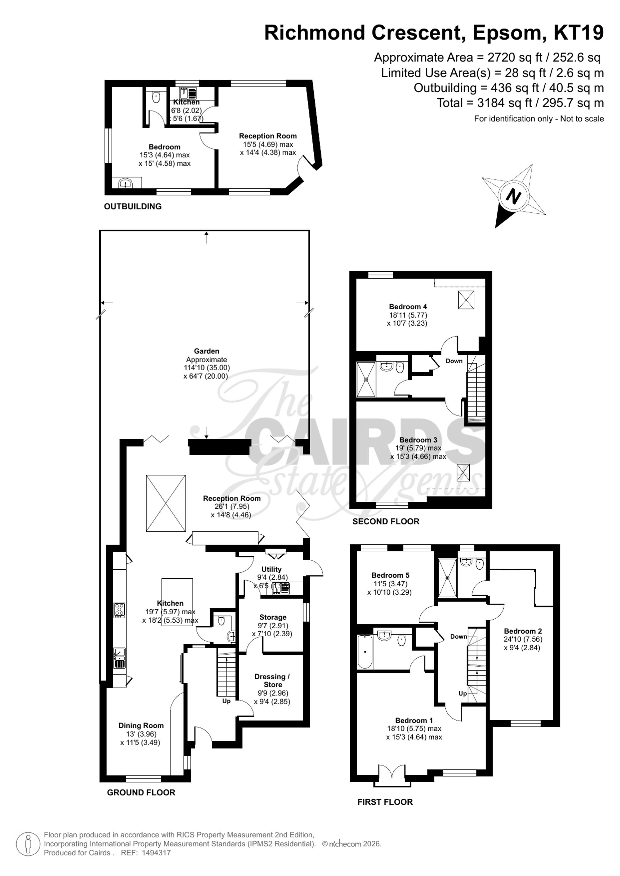 11c Richmond Crescent, Epsom floorplan