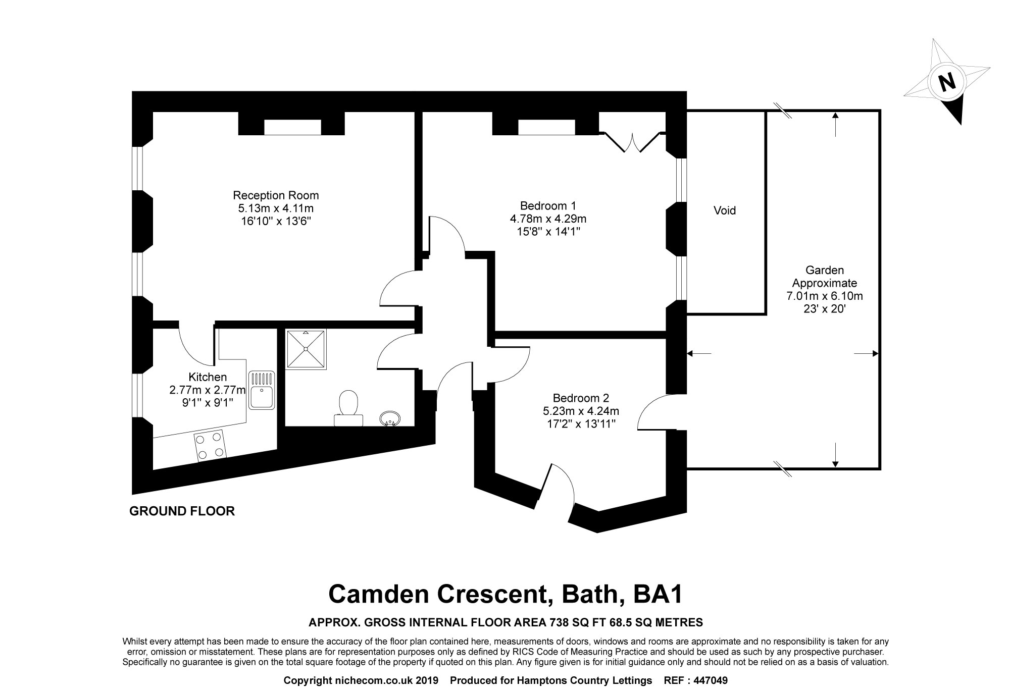 2 Bedrooms Flat to rent in Camden Crescent, Bath BA1