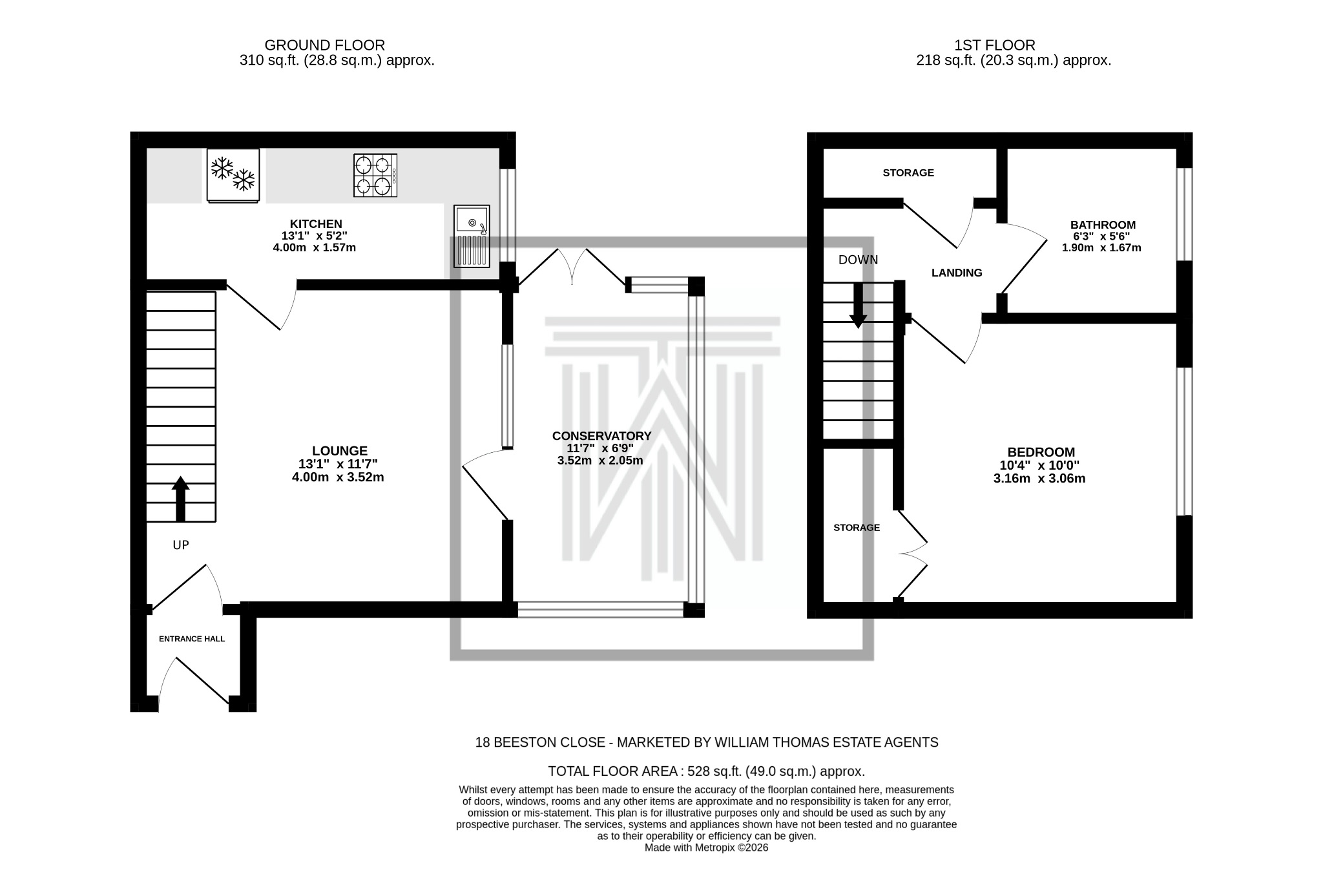 18 Beeston Close, Bolton floorplan