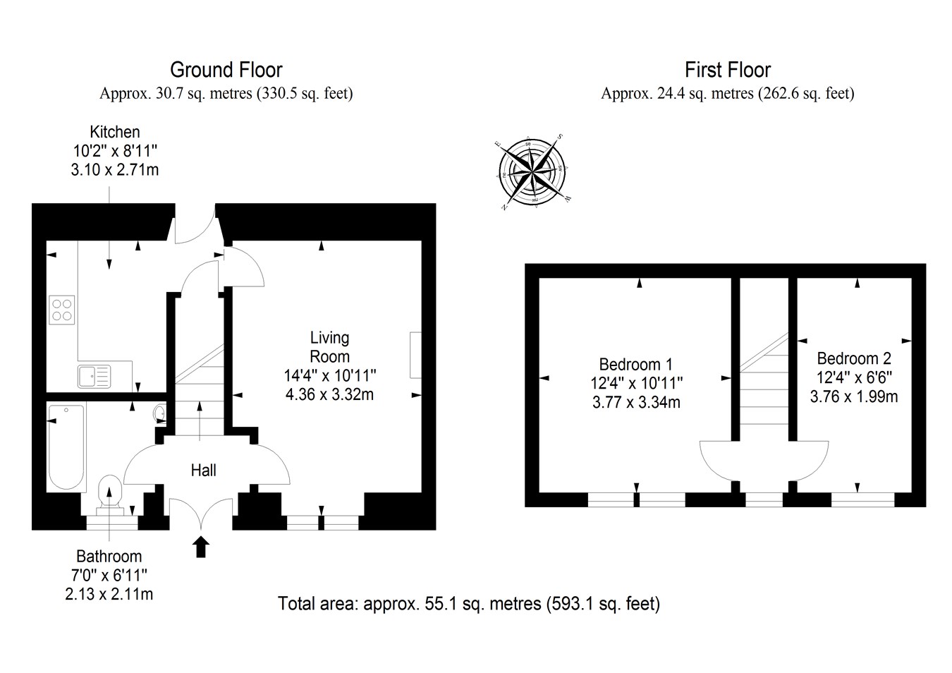 Main Street, Keltybridge, Kelty KY4, 2 bedroom terraced house for sale