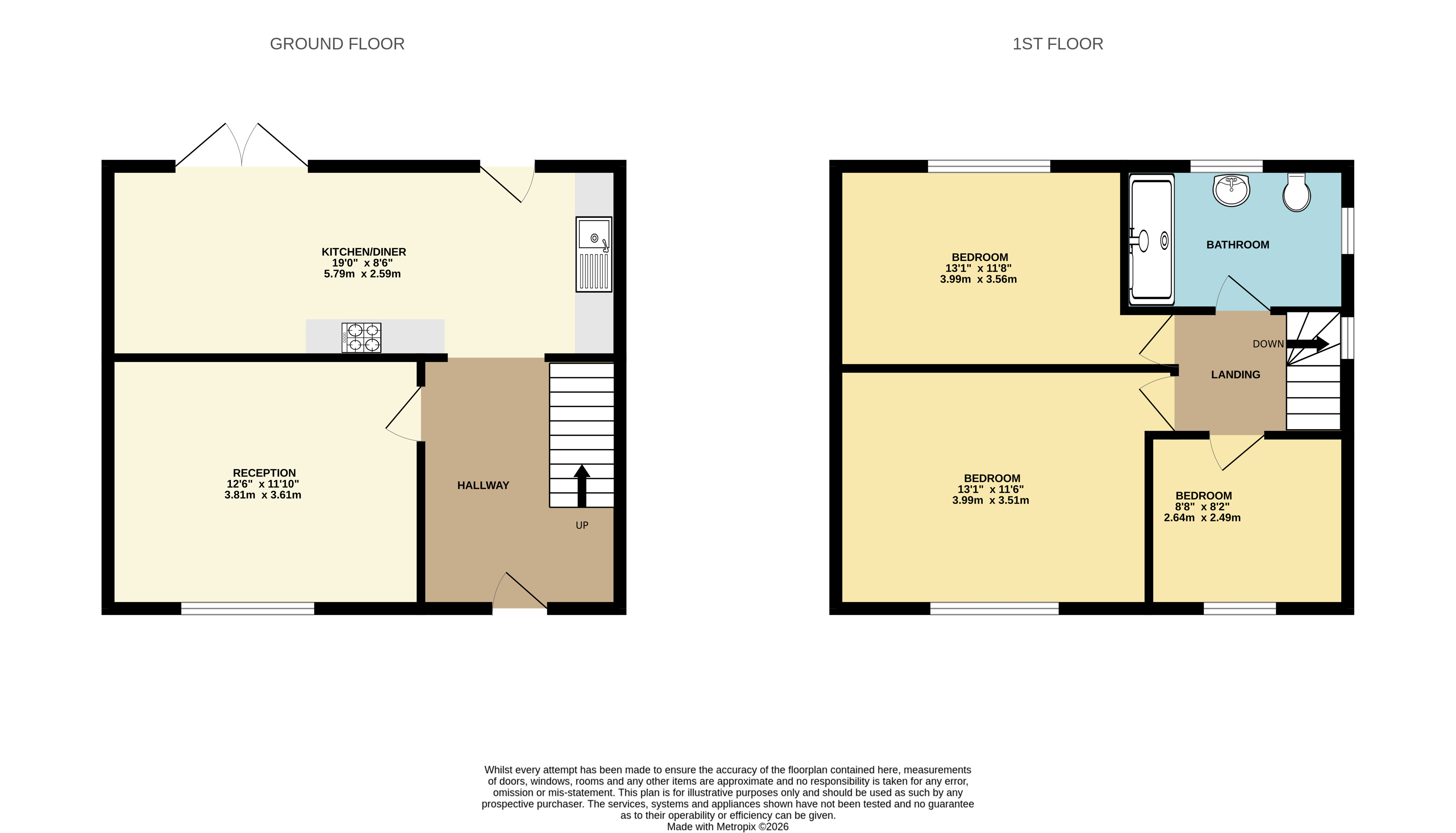 1, Chakeshill Close, Bristol floorplan