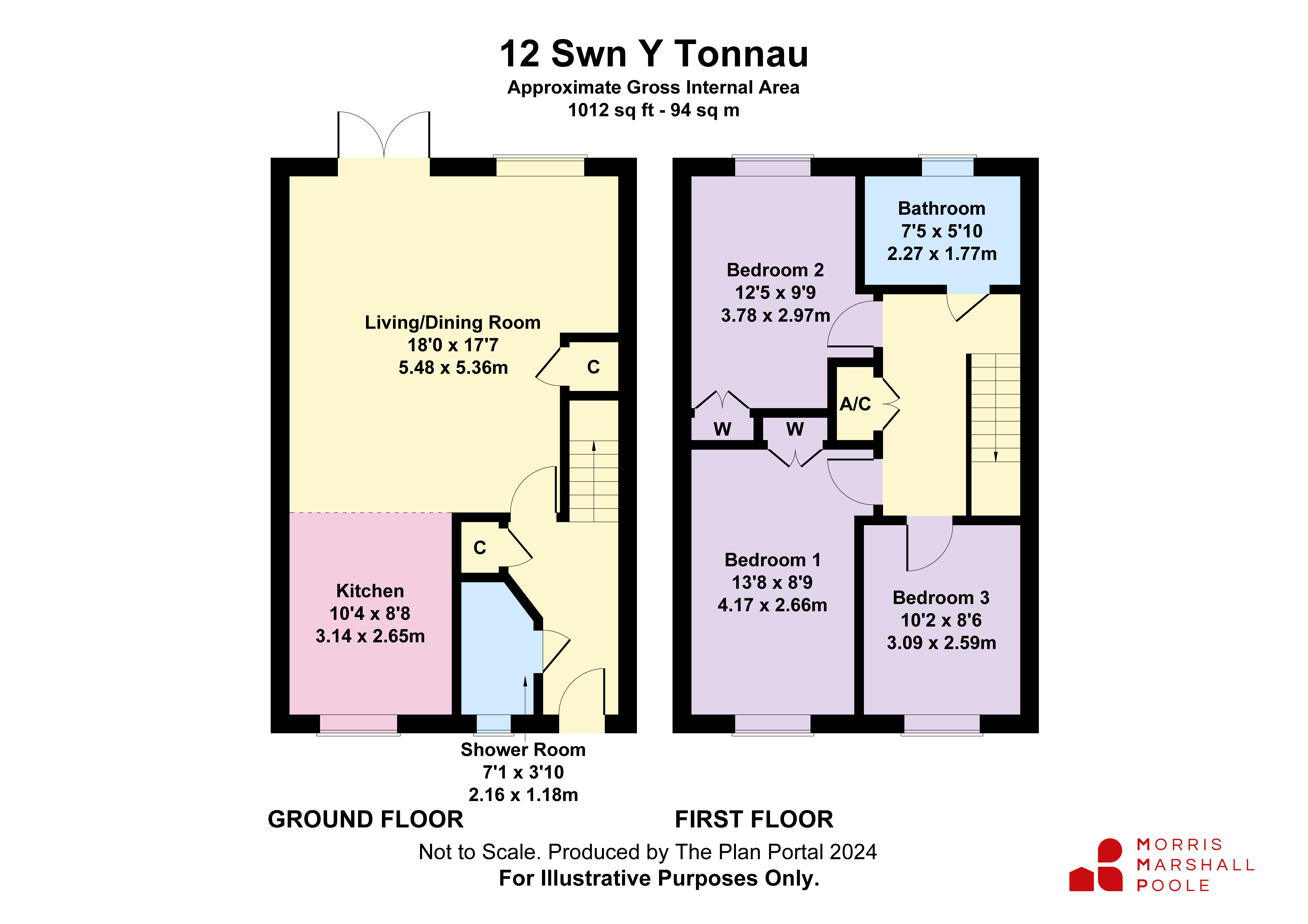 12, Swn Y Tonnau, Gwynedd floorplan