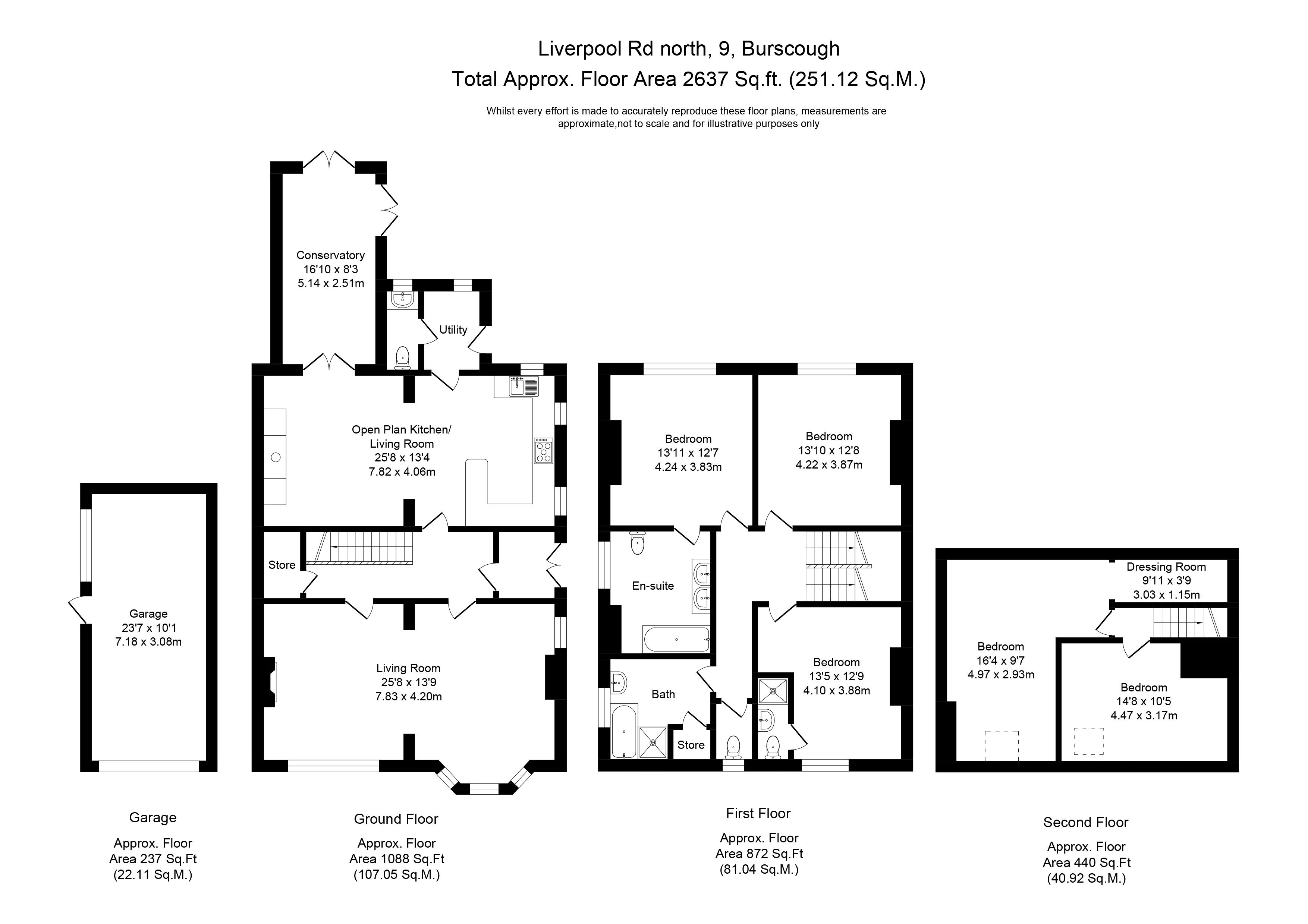 5 Bedrooms Semi-detached house for sale in Liverpool Road North, Burscough, Ormskirk L40