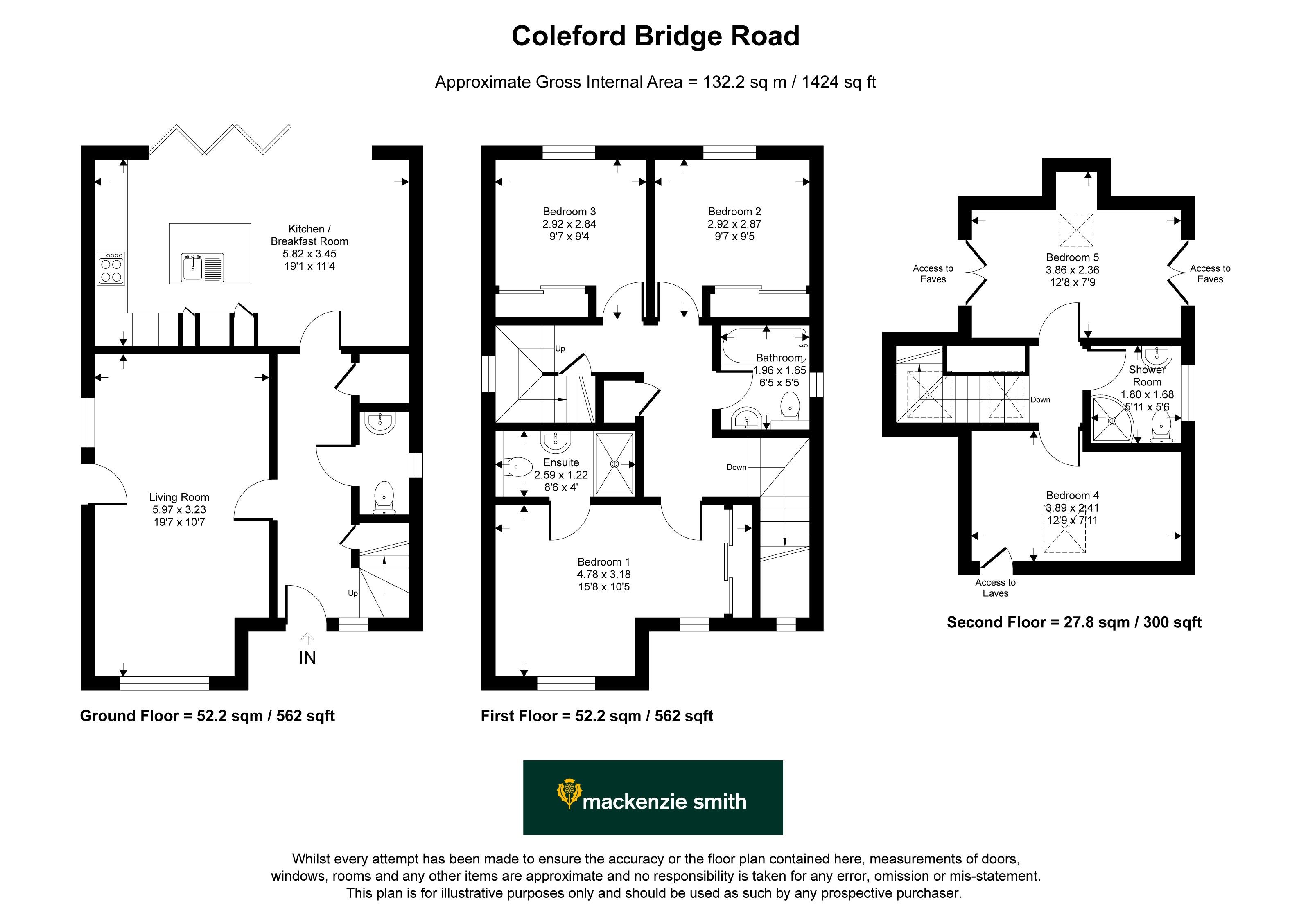 Cherry Trees, 96A, Coleford Bridge Road, Camberley floorplan