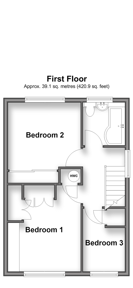 Woburn Road Gossops Green, Crawley floorplan