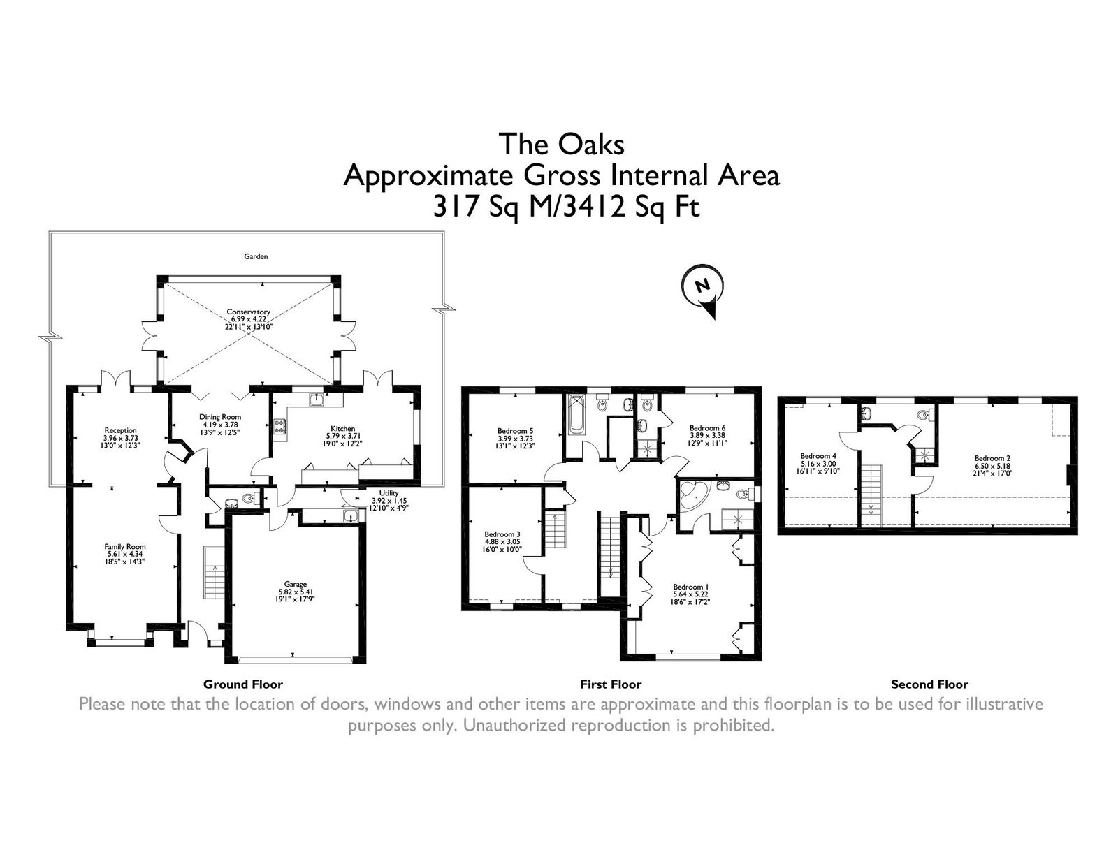 3, The Oaks, Watford floorplan