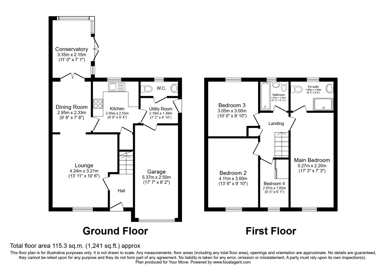 8, Lime Tree Close, Lincolnshire floorplan
