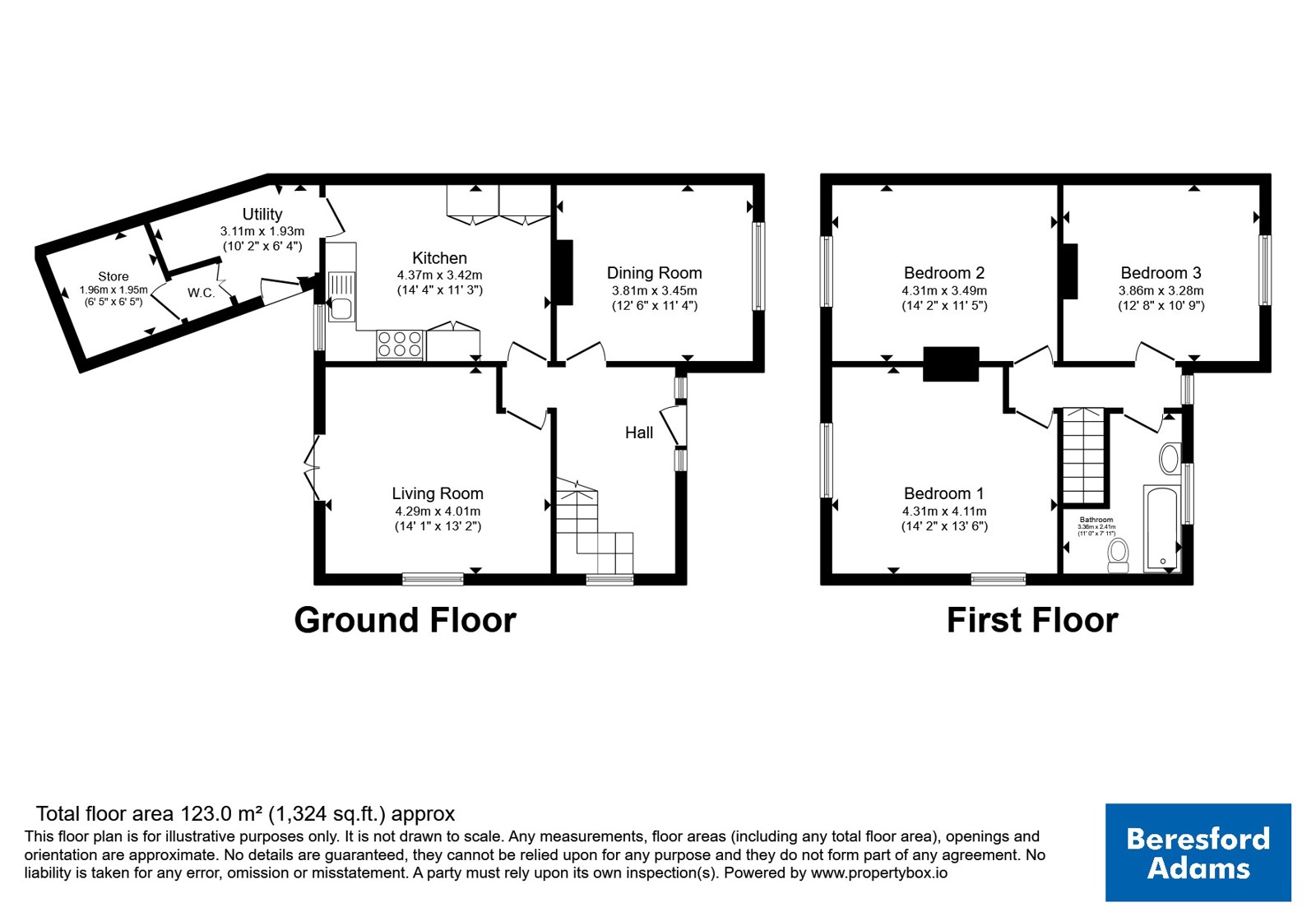 60, Hawarden Road, Flintshire floorplan