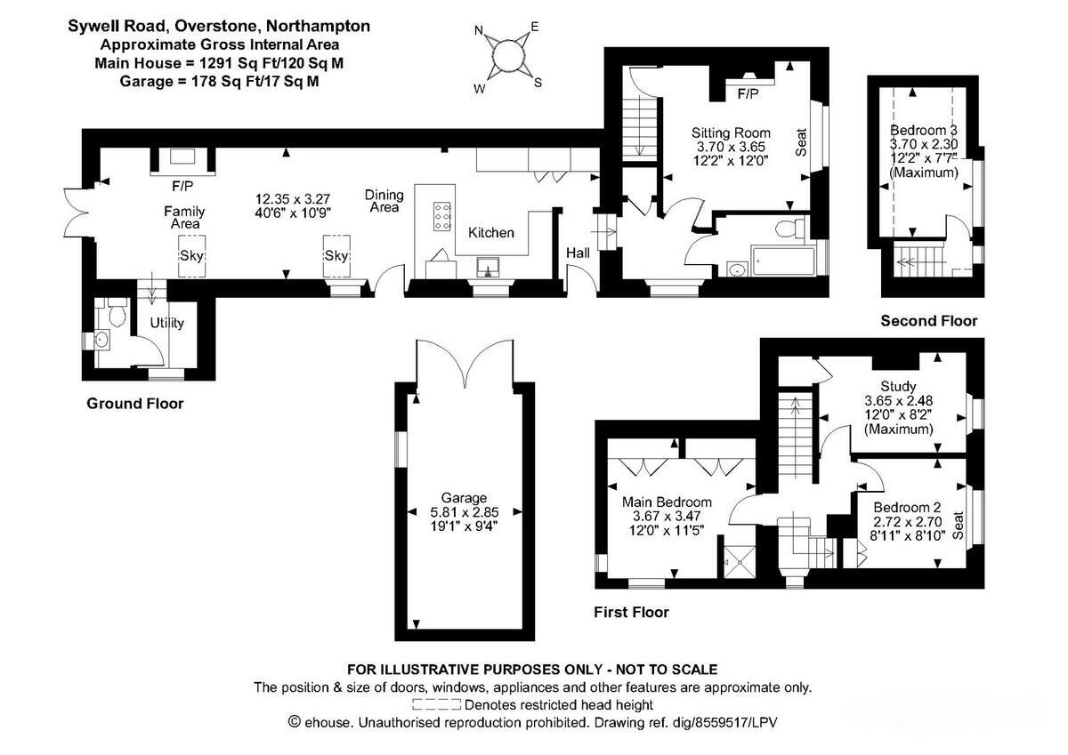 120, Sywell Road, Northampton floorplan
