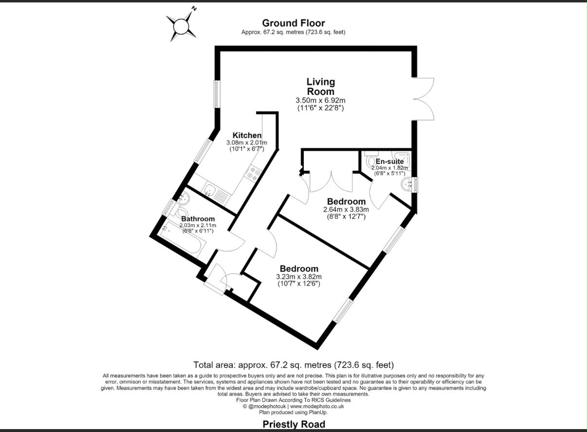 6, Priestley Road, Stevenage floorplan