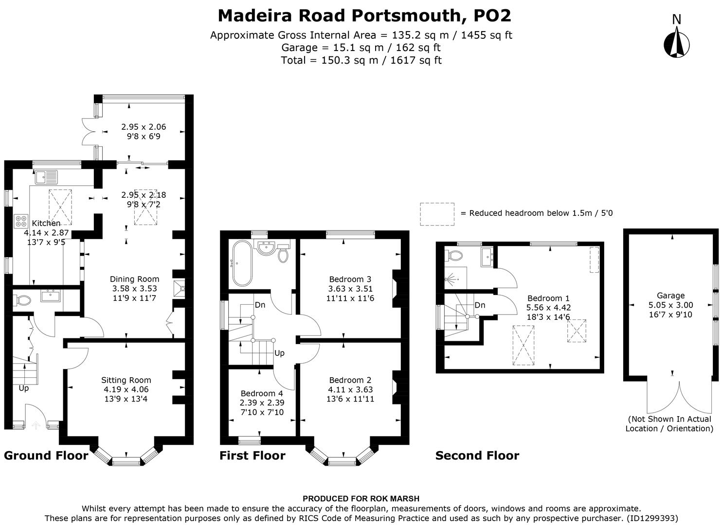 96, Madeira Road, Portsmouth floorplan