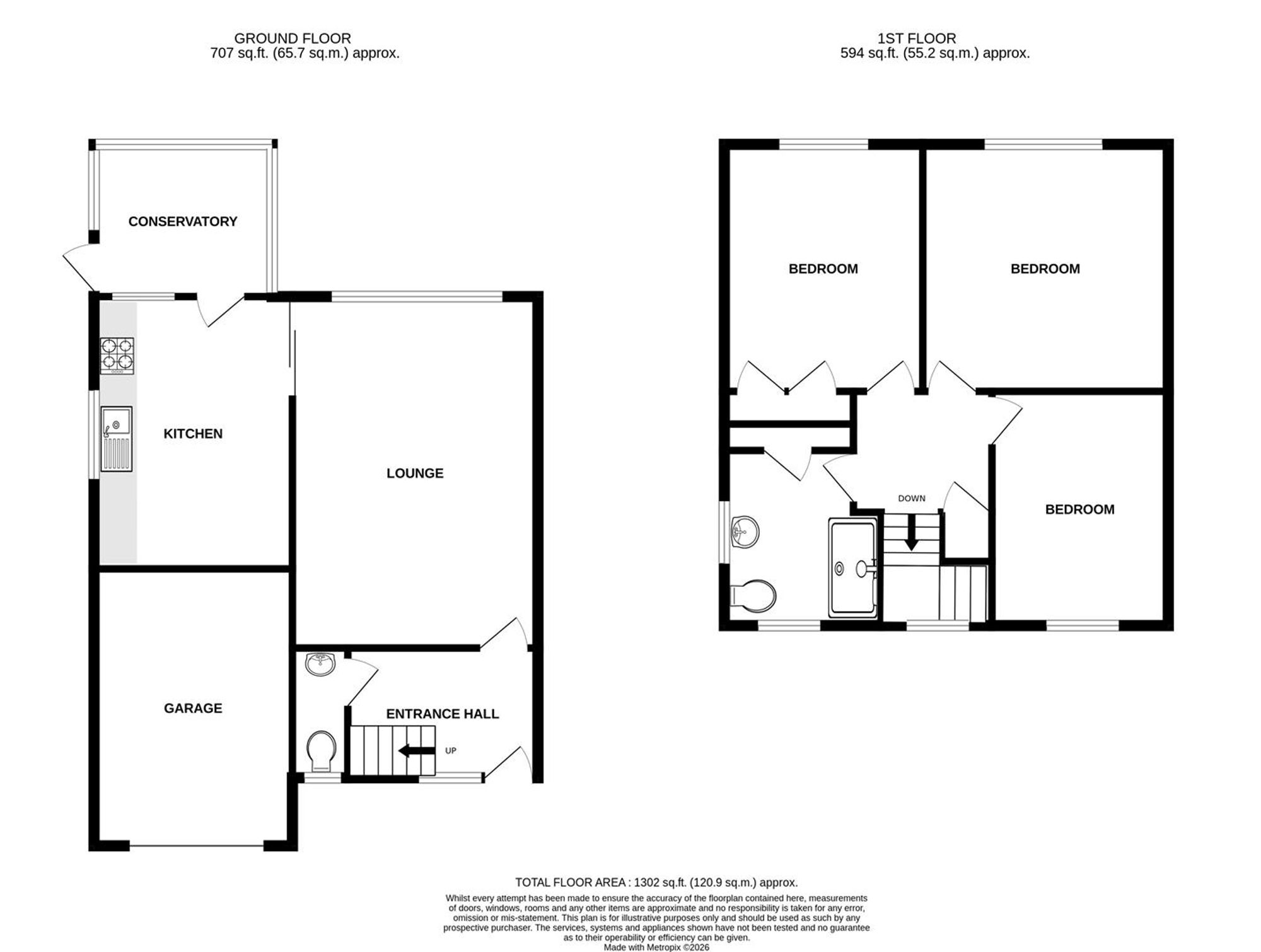 4 Waverley Gardens, Pevensey floorplan