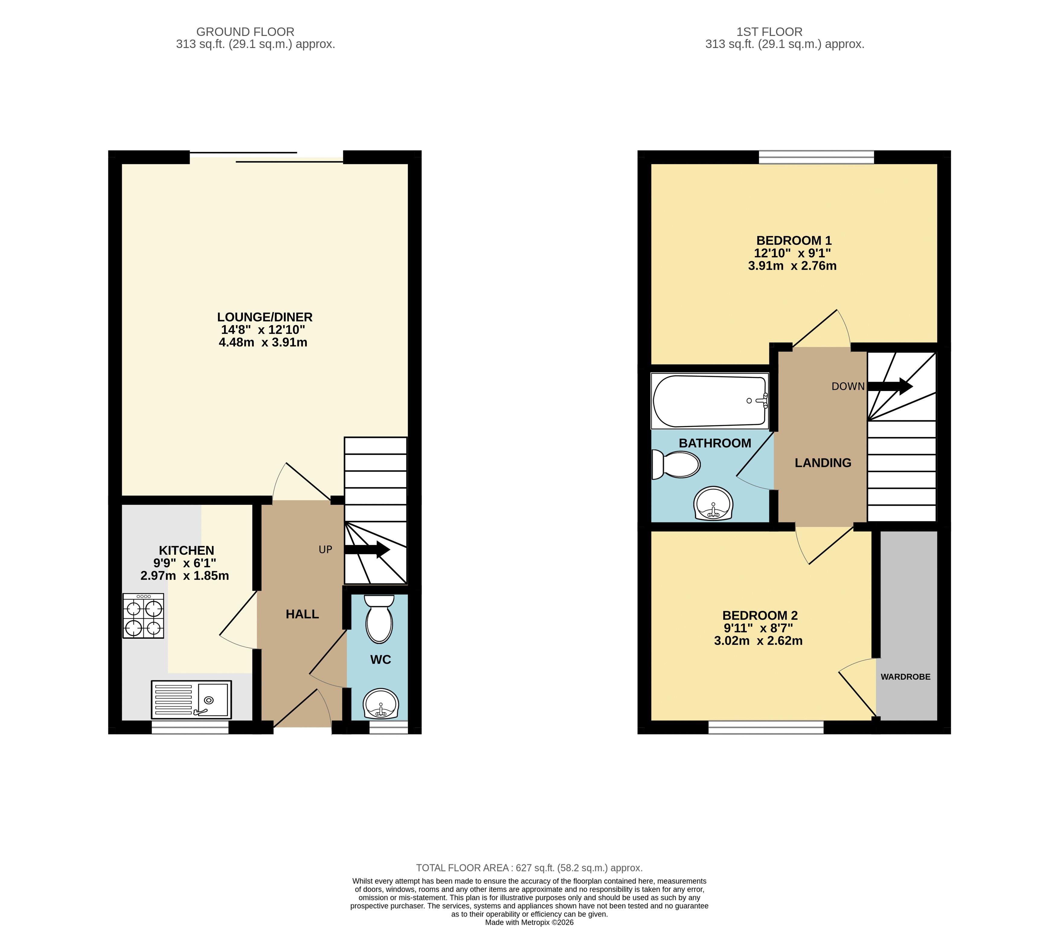 1, Wingfield Court, Grantham floorplan