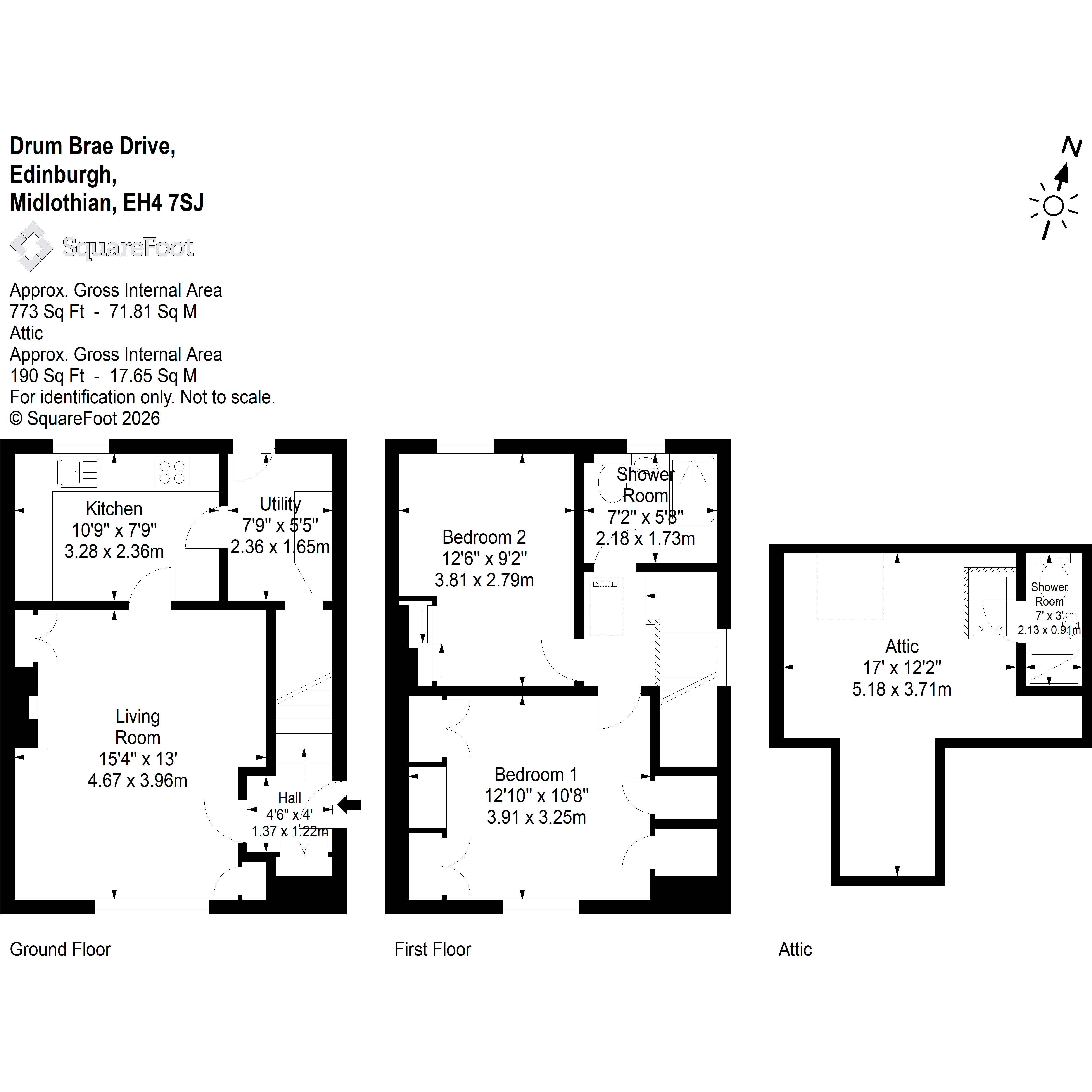 106, Drum Brae Drive, Edinburgh floorplan