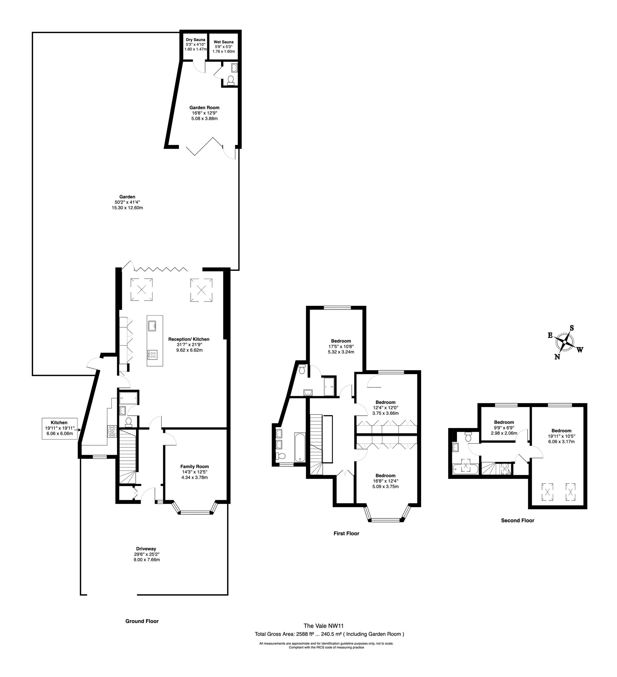 124 The Vale, London floorplan