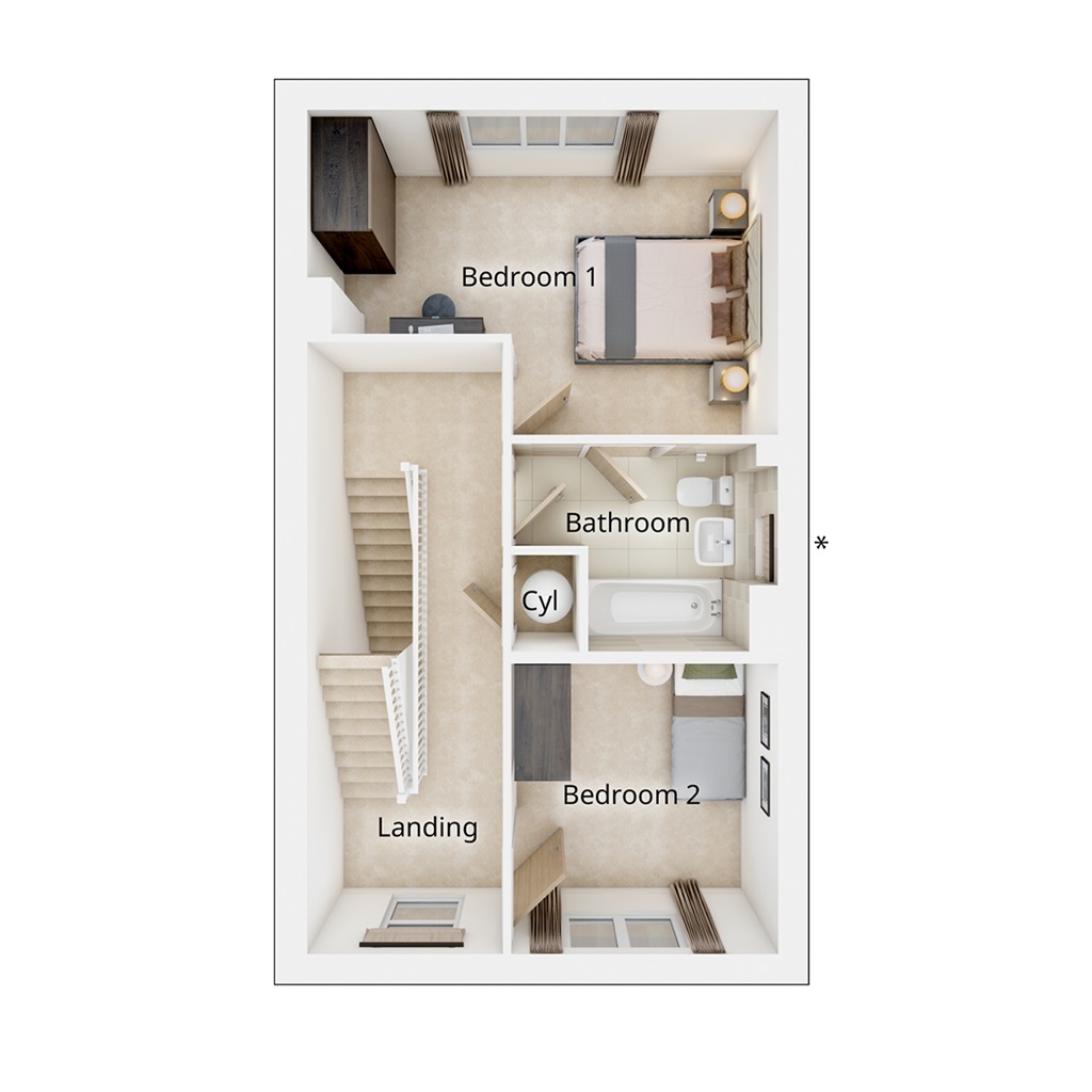 The Trelton - Plot 15, Springhill Gardens, Springfield Road, Barrhead floorplan