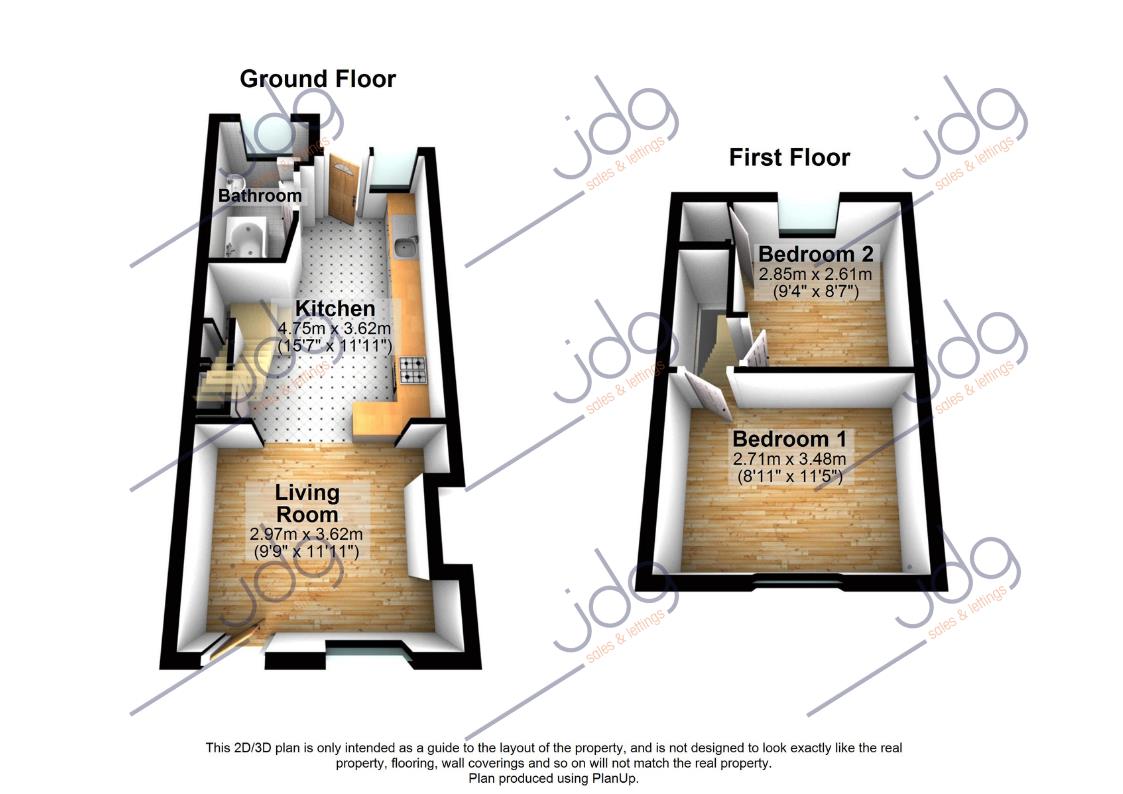 2 Bedrooms End terrace house to rent in Eastham Street, Lancaster LA1