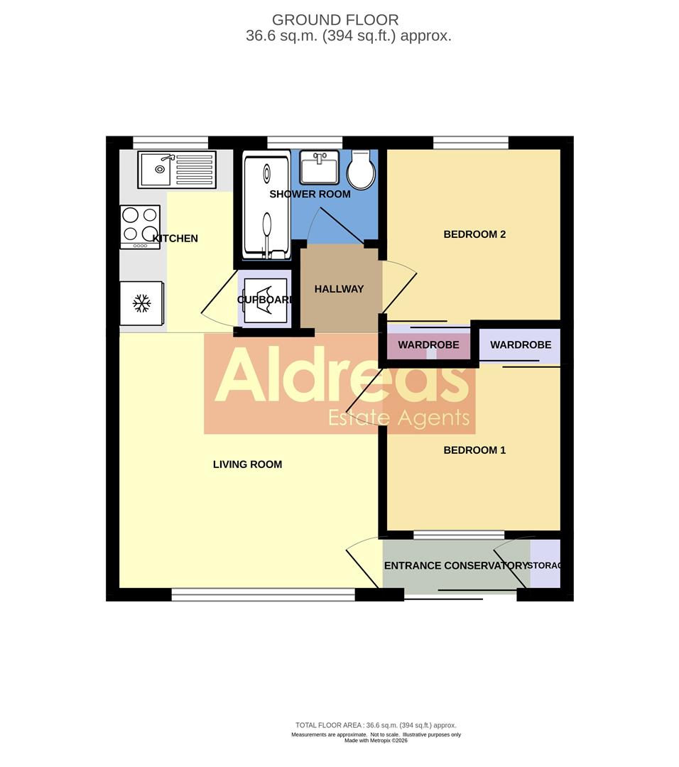 328, California Sands Estate, California Road, Great Yarmouth floorplan