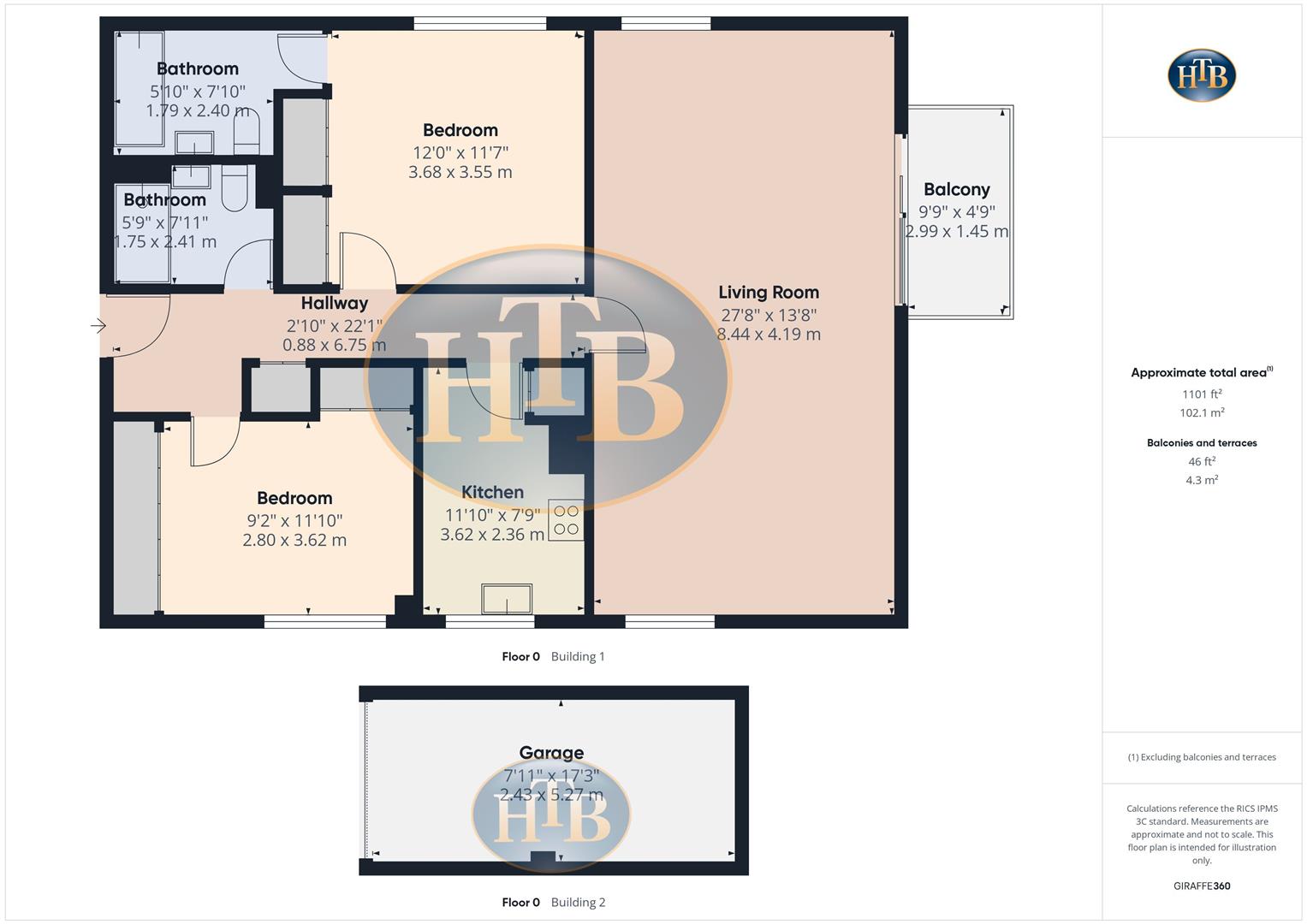32, Hillrise, Surrey floorplan