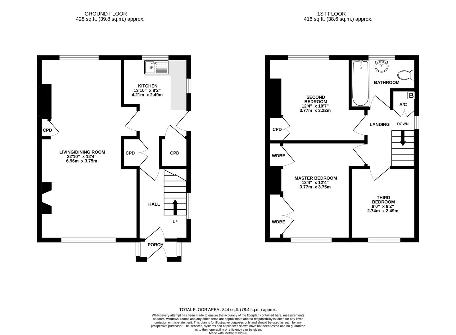 49, St. Lawrence Road, Barnwood floorplan