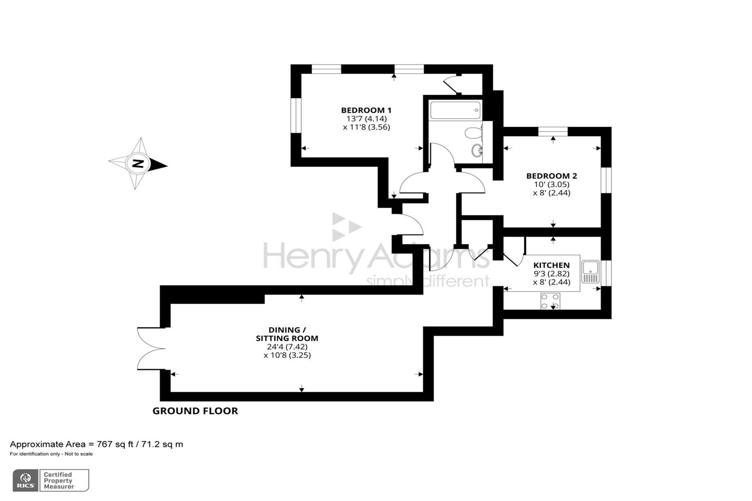 129, King Edward Vii Apartments, Kings Drive, Midhurst floorplan