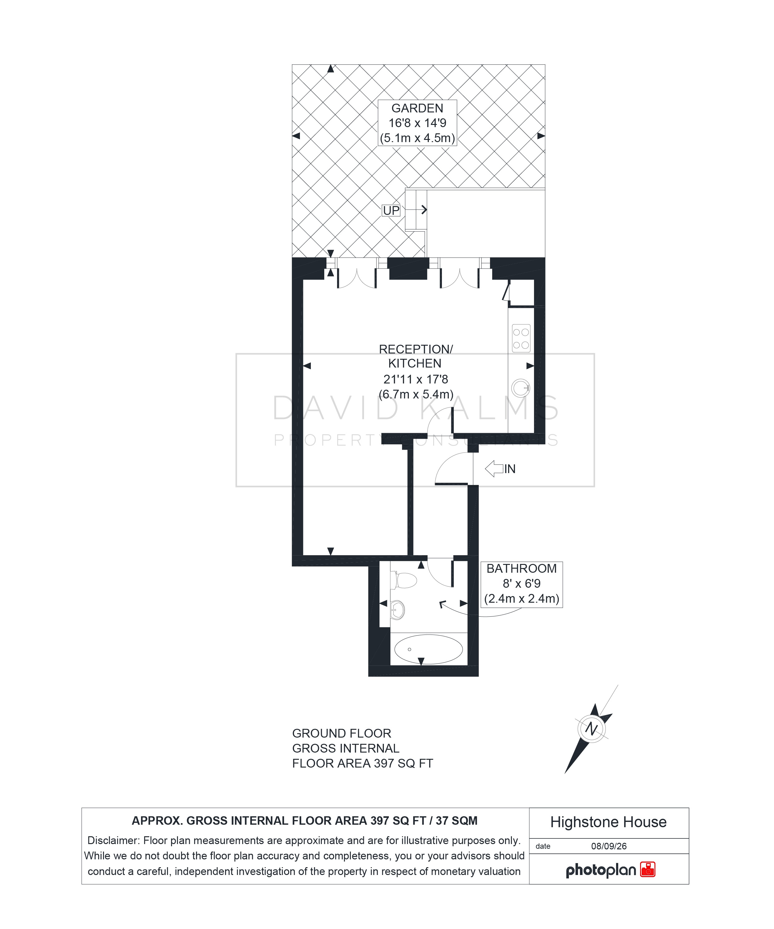 3 Highstone House, Highbury Crescent, London floorplan