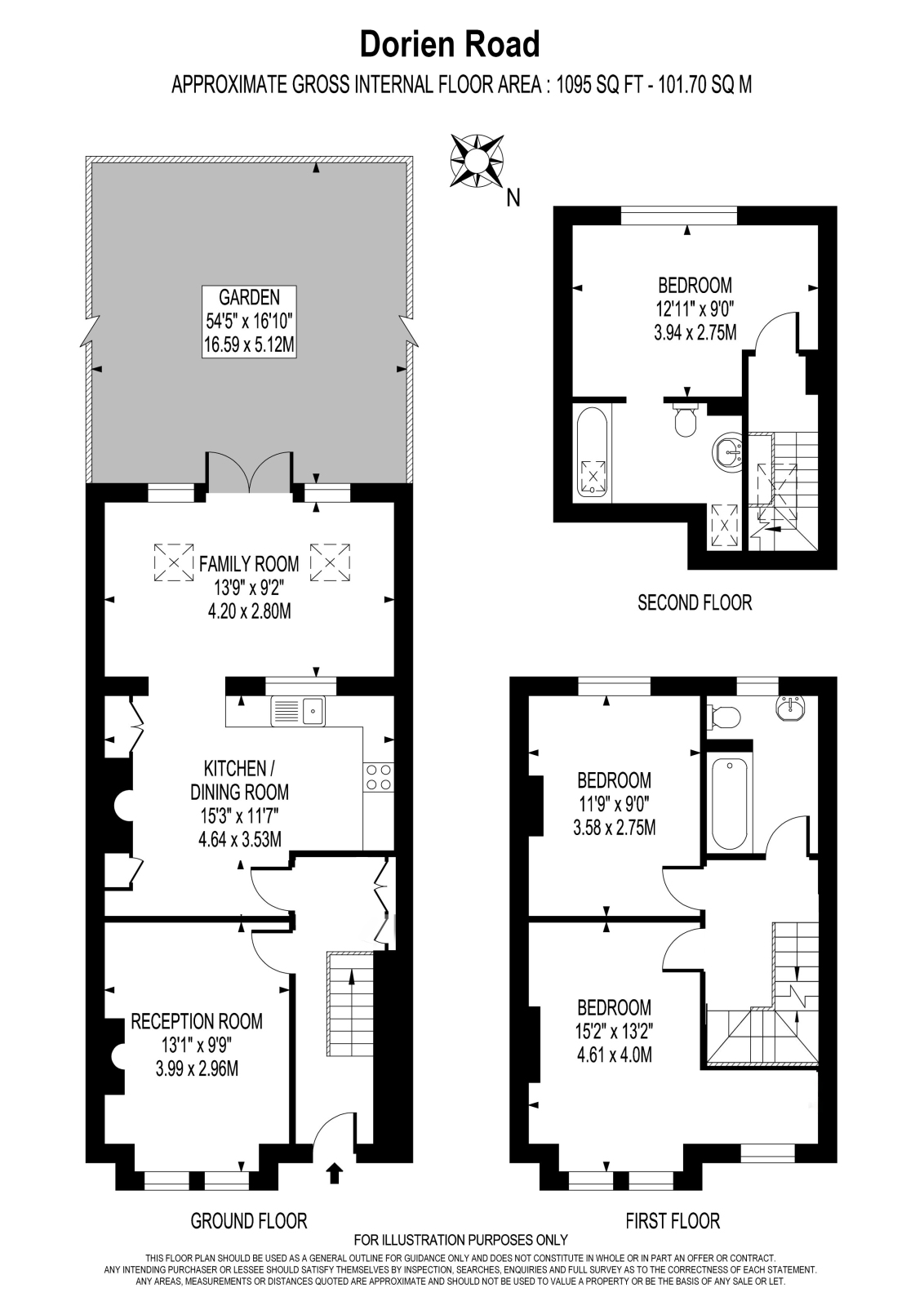 33, Dorien Road, Raynes Park floorplan