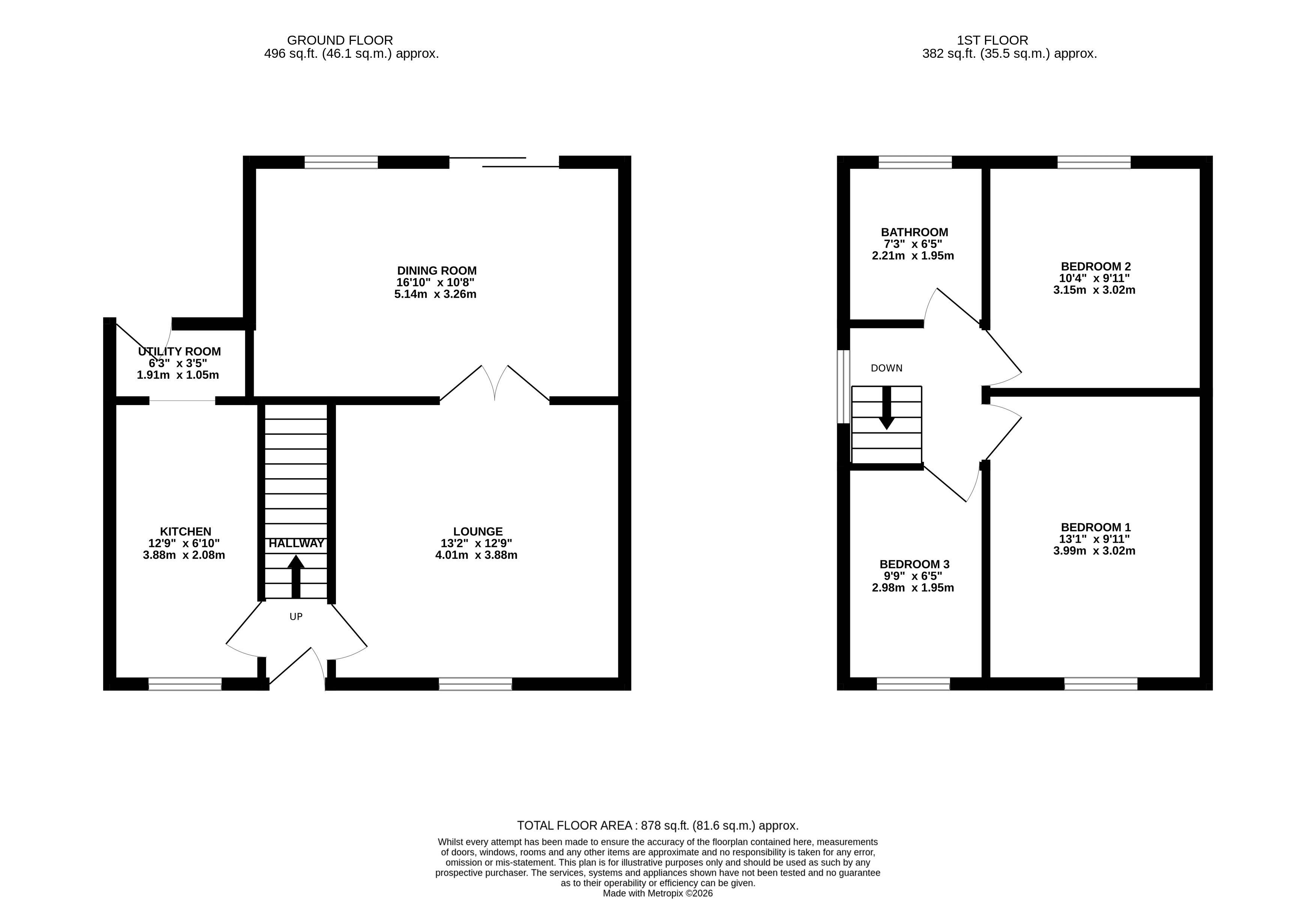 31, Hoylake Drive, Derby floorplan