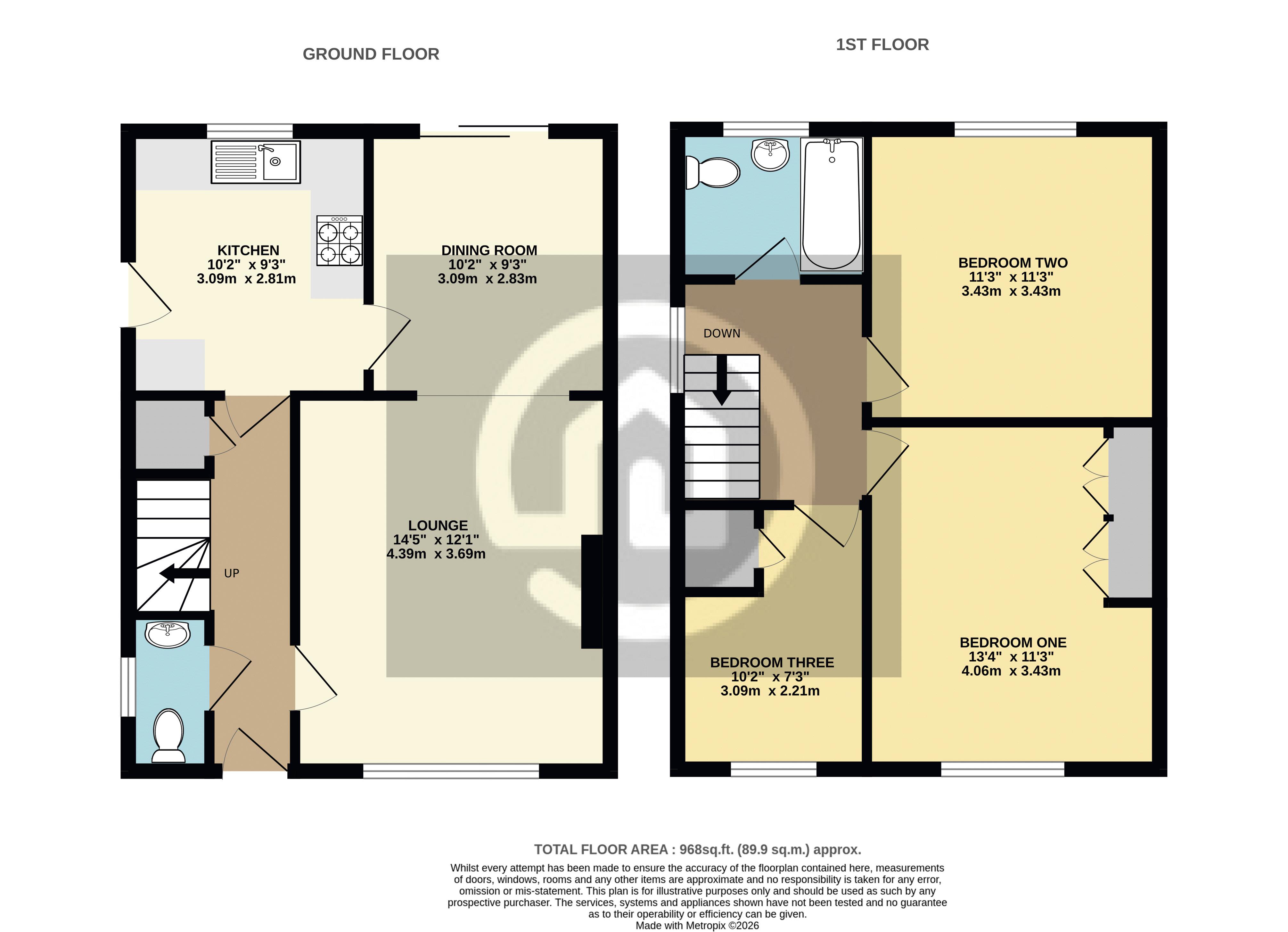 28, Birkdale Road, Bedford floorplan