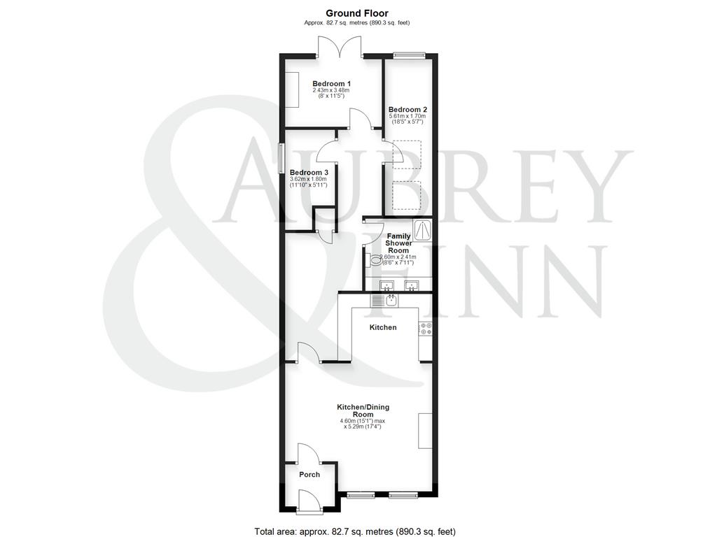54 Waverley Road, St. Albans floorplan