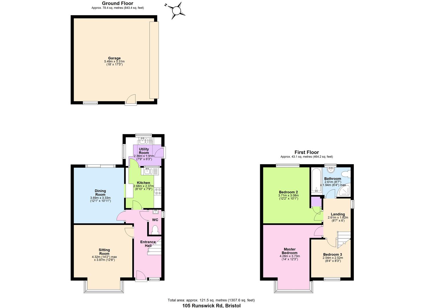 Runswick Road, Brislington, Bristol BS4, 3 bedroom end terrace house