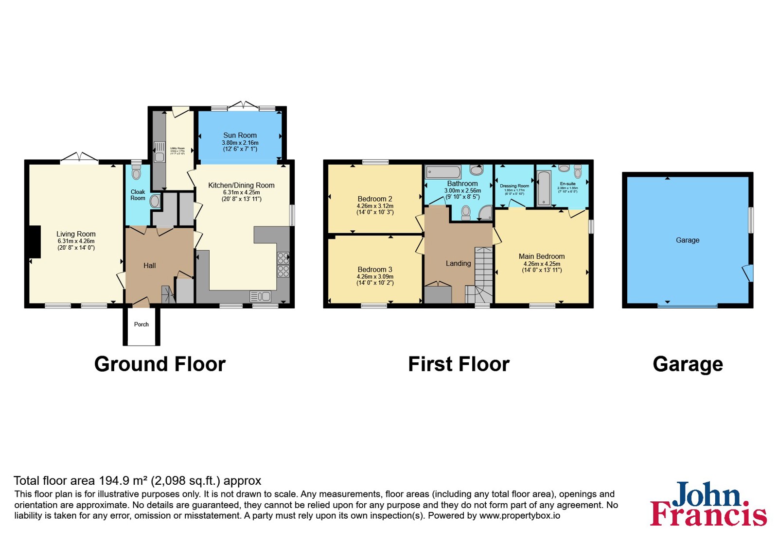3, Temple View, Narberth floorplan