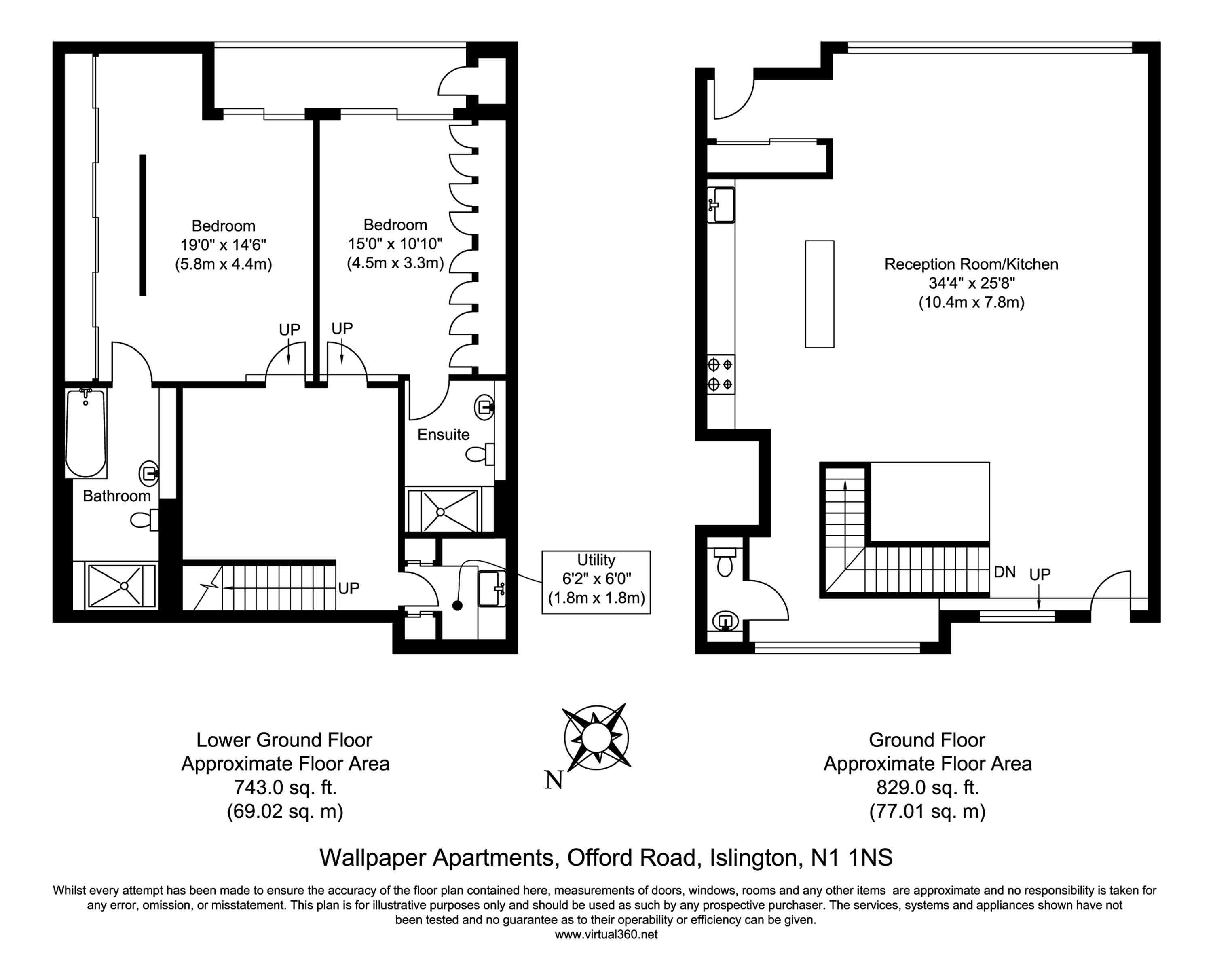 2 Bedrooms Flat to rent in The Wallpaper Apartments, Offord Road, London N1