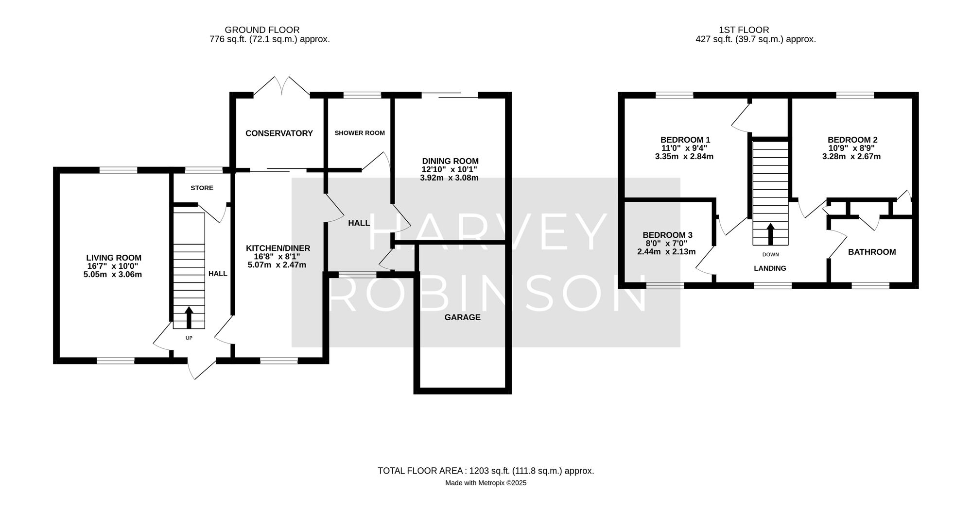 34 Wood End, Huntingdon floorplan