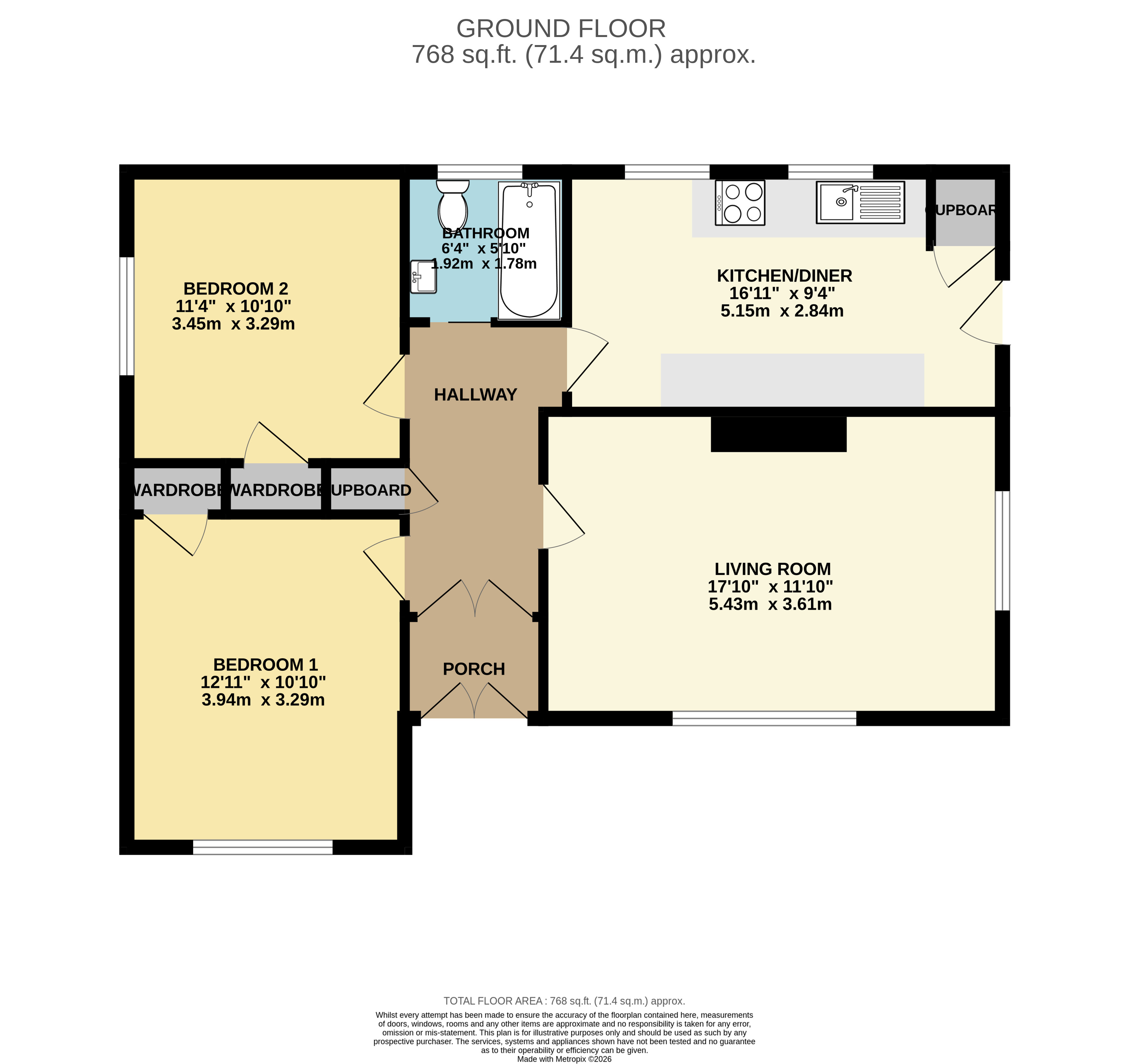 Rodington,, Higher Park Road, Devon floorplan