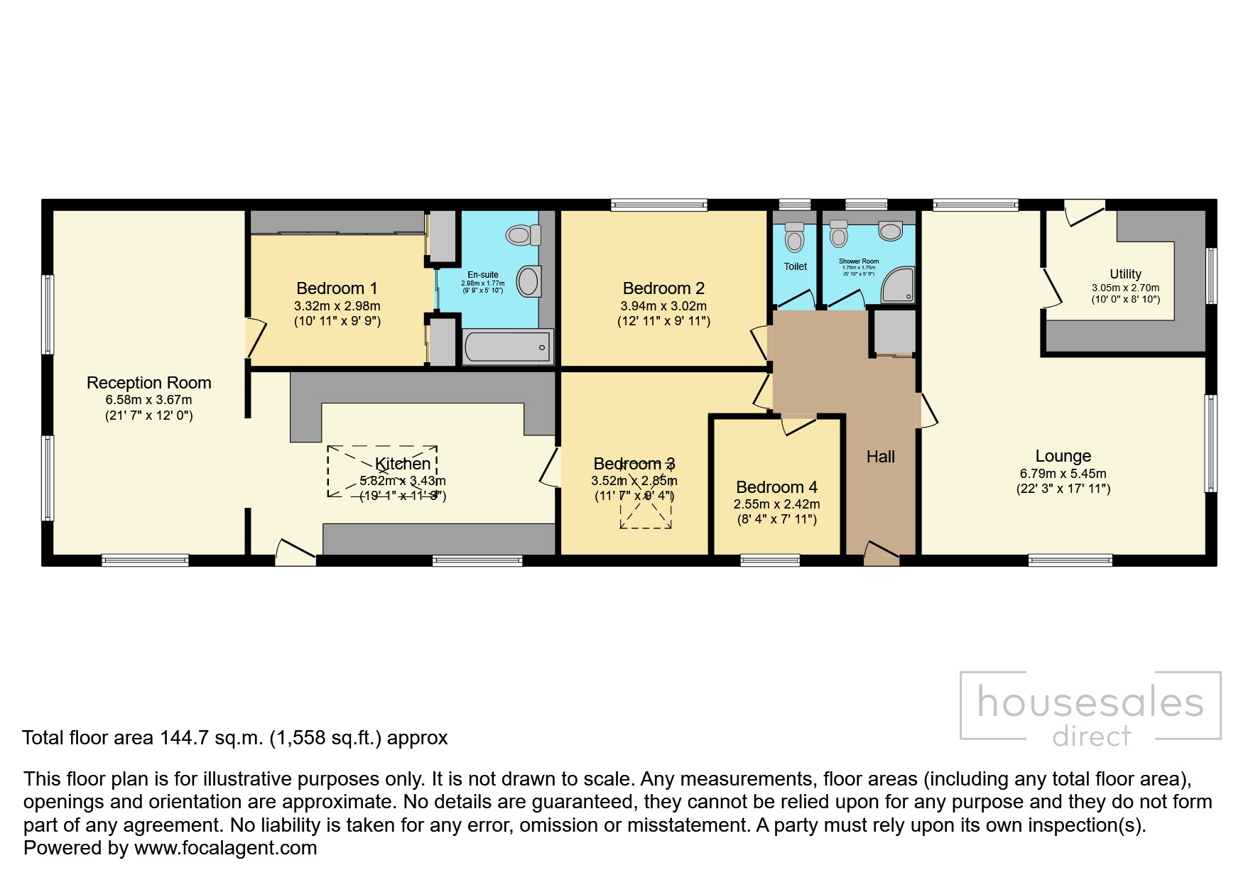 22a, Oak Road, New Milton floorplan