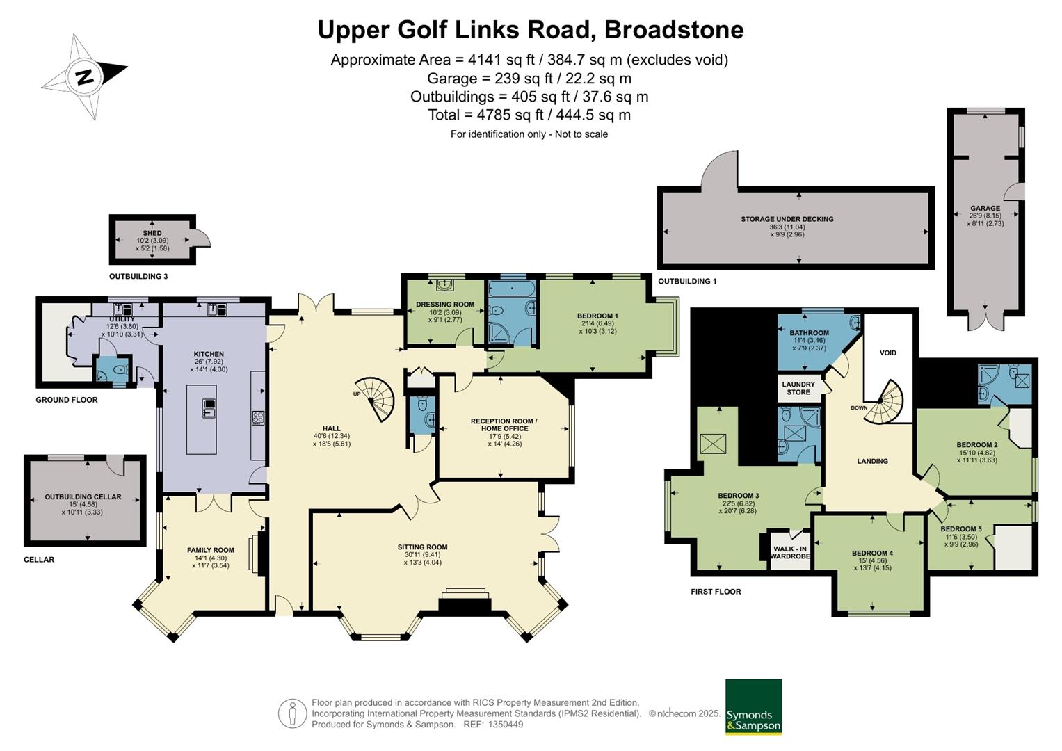 2, Upper Golf Links Road, Broadstone floorplan