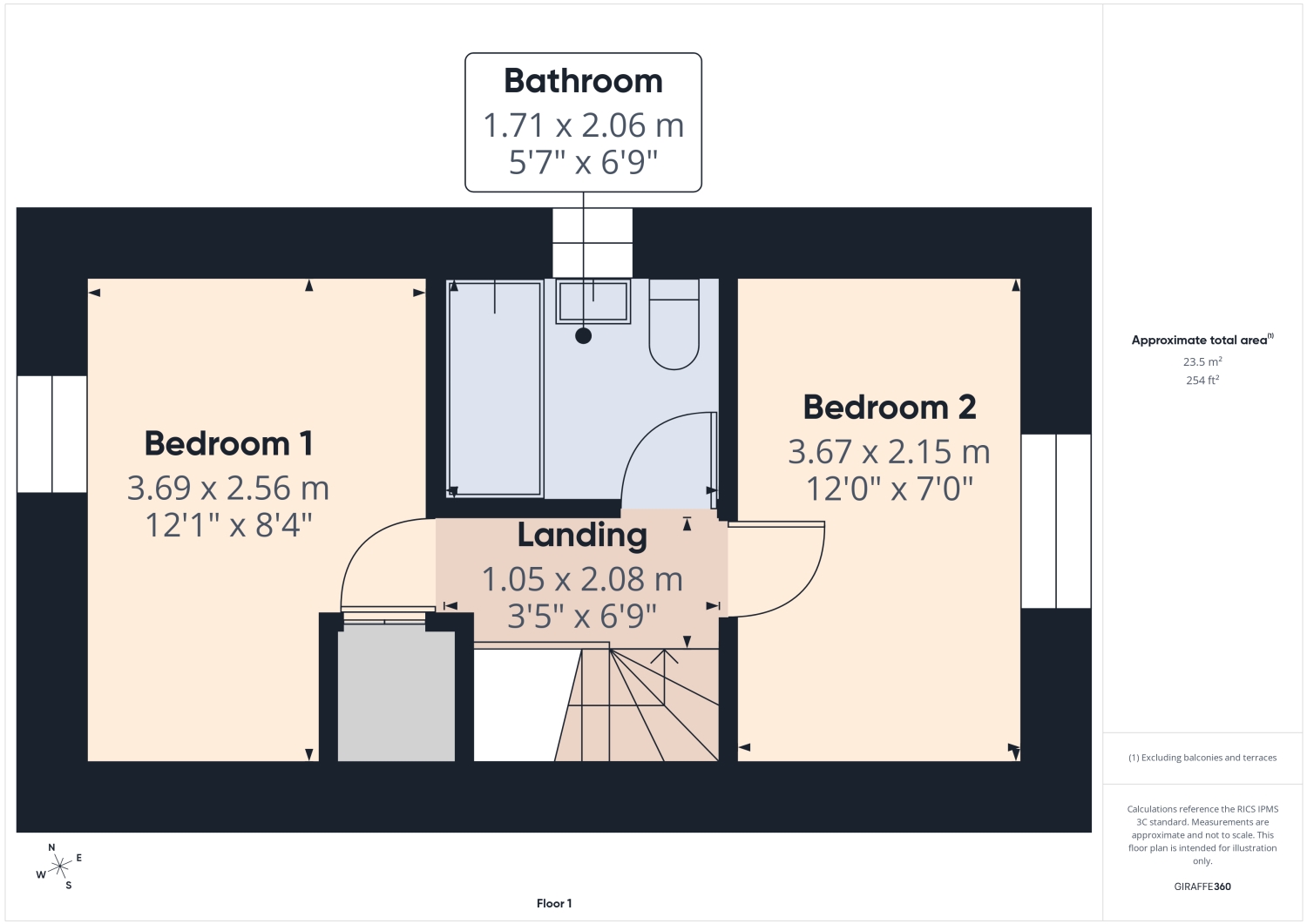 18, North End Drive, Doncaster floorplan